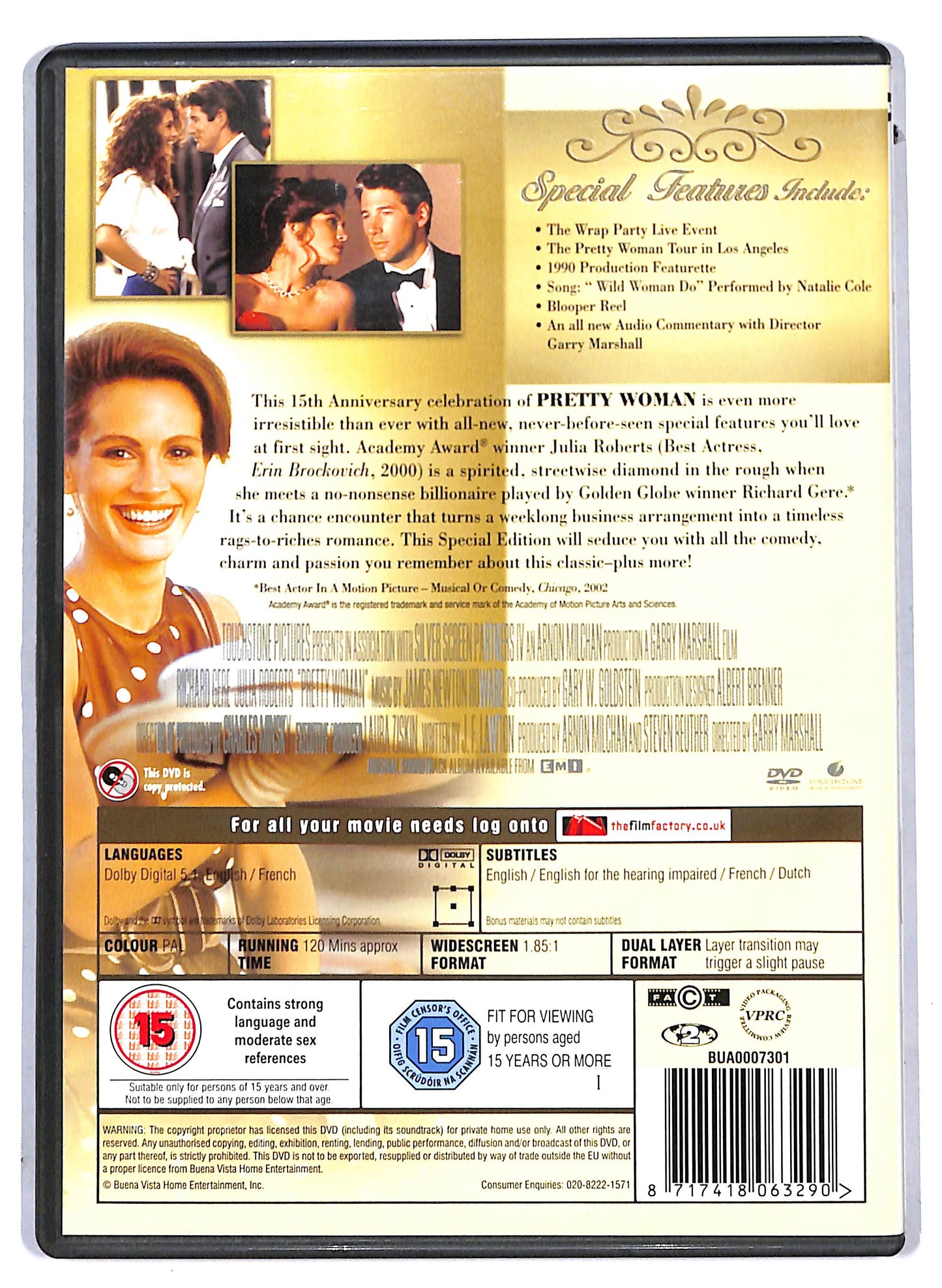 EBOND Pretty Woman EDIZIONE SPECIALE UK Edition DVD D806623