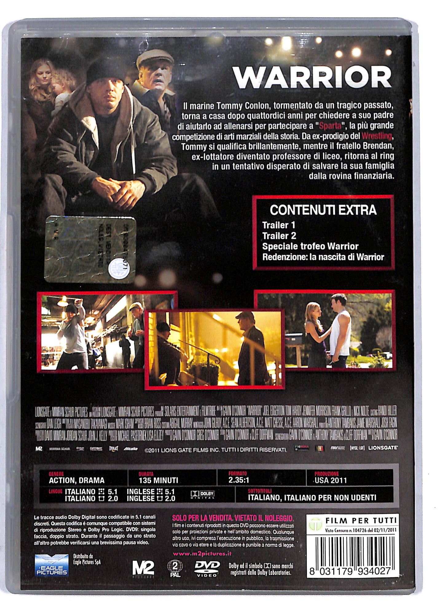 EBOND Warrior DVD D806642