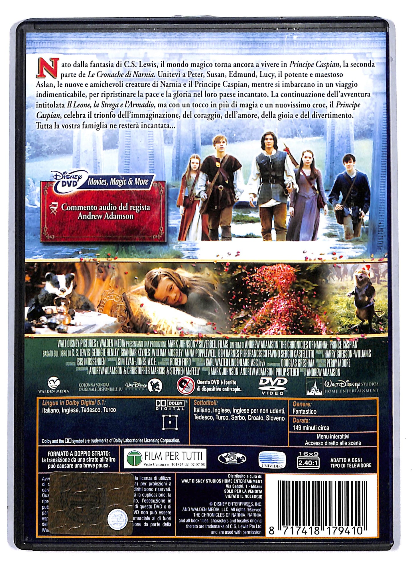 EBOND Le Cronache di Narnia - il Principe Caspian DVD D806654