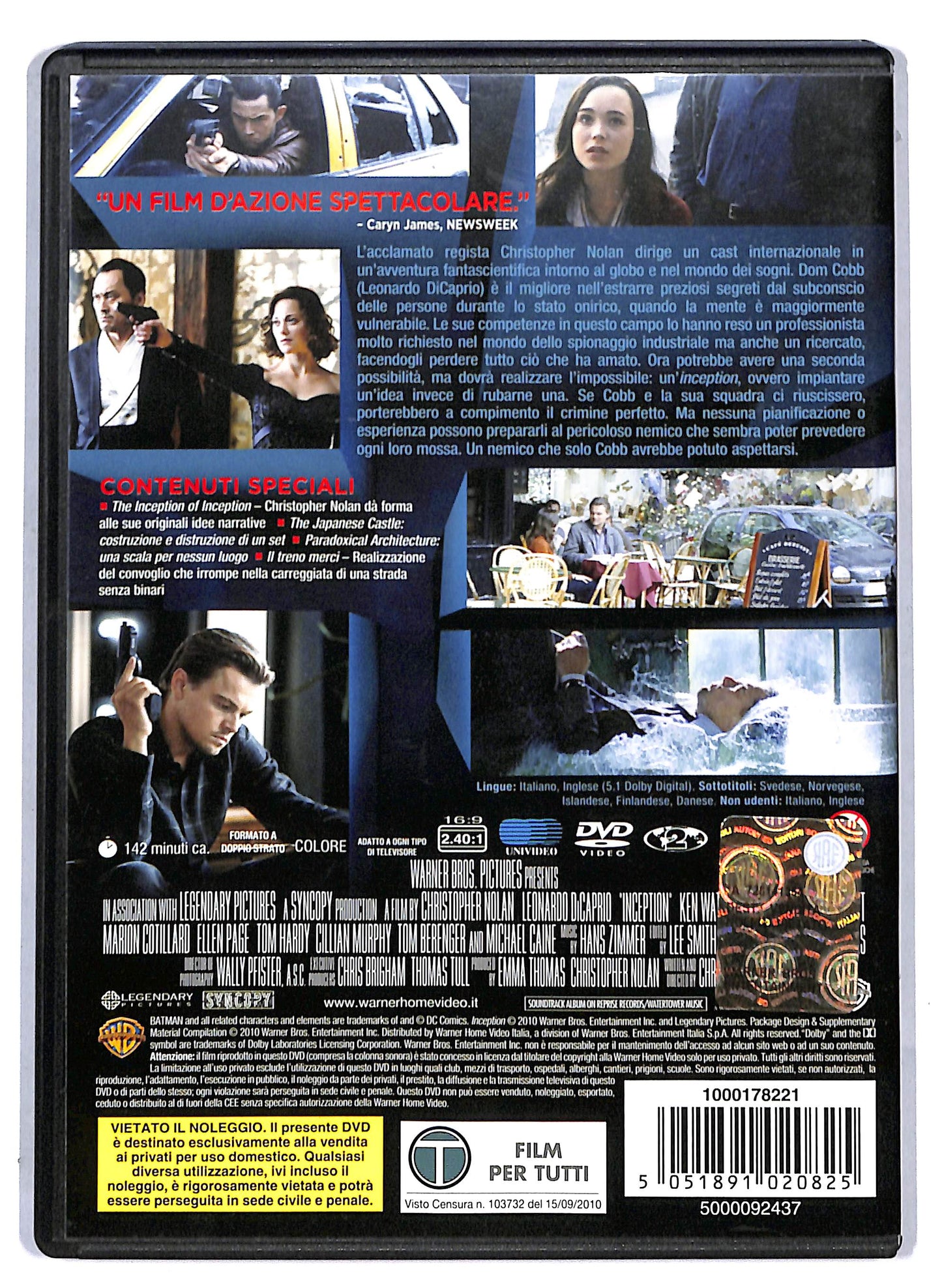 EBOND Inception DVD D806719