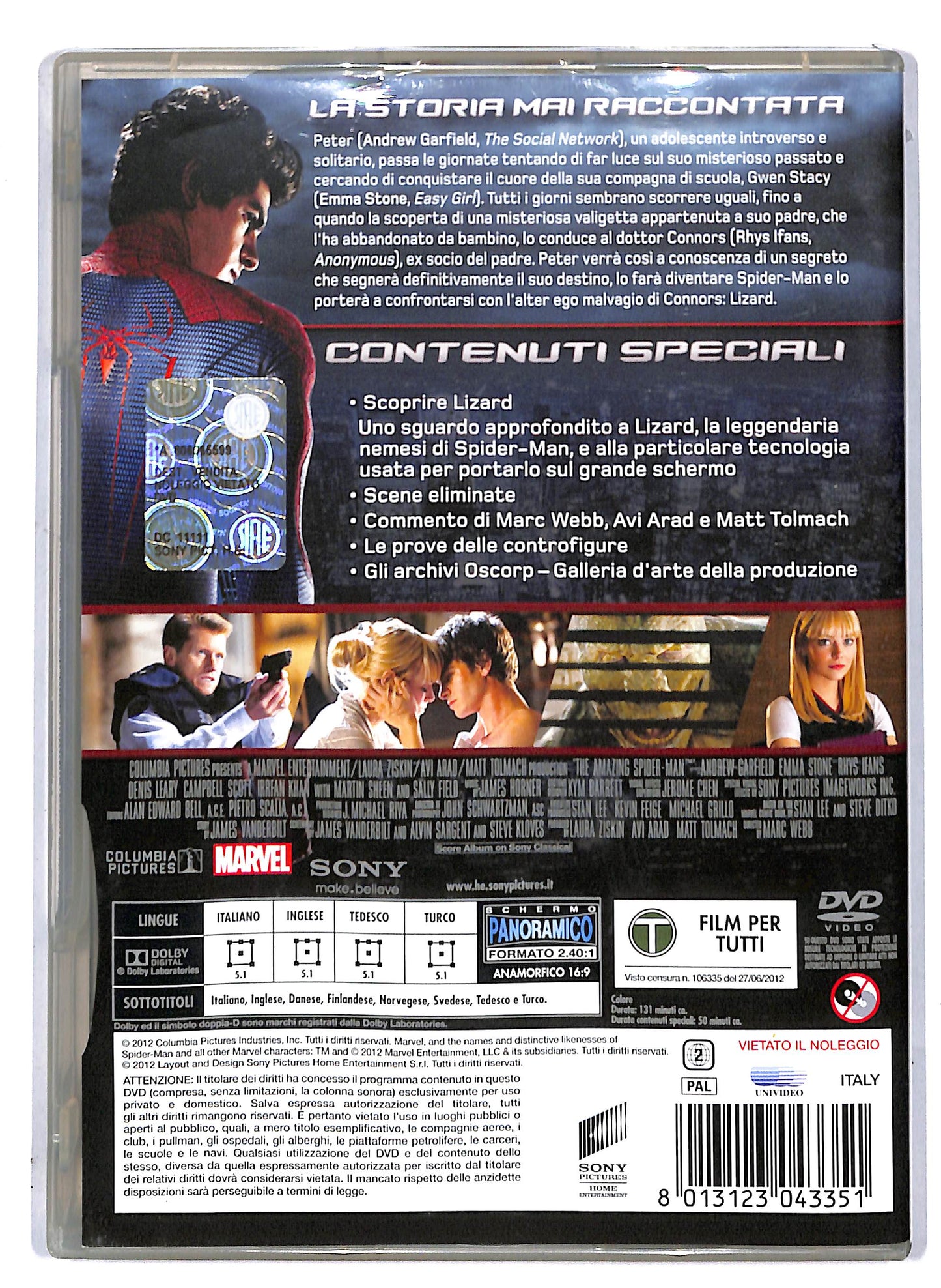 EBOND The Amazing Spider-Man Edizione Limitata 2 dischi DVD D806738