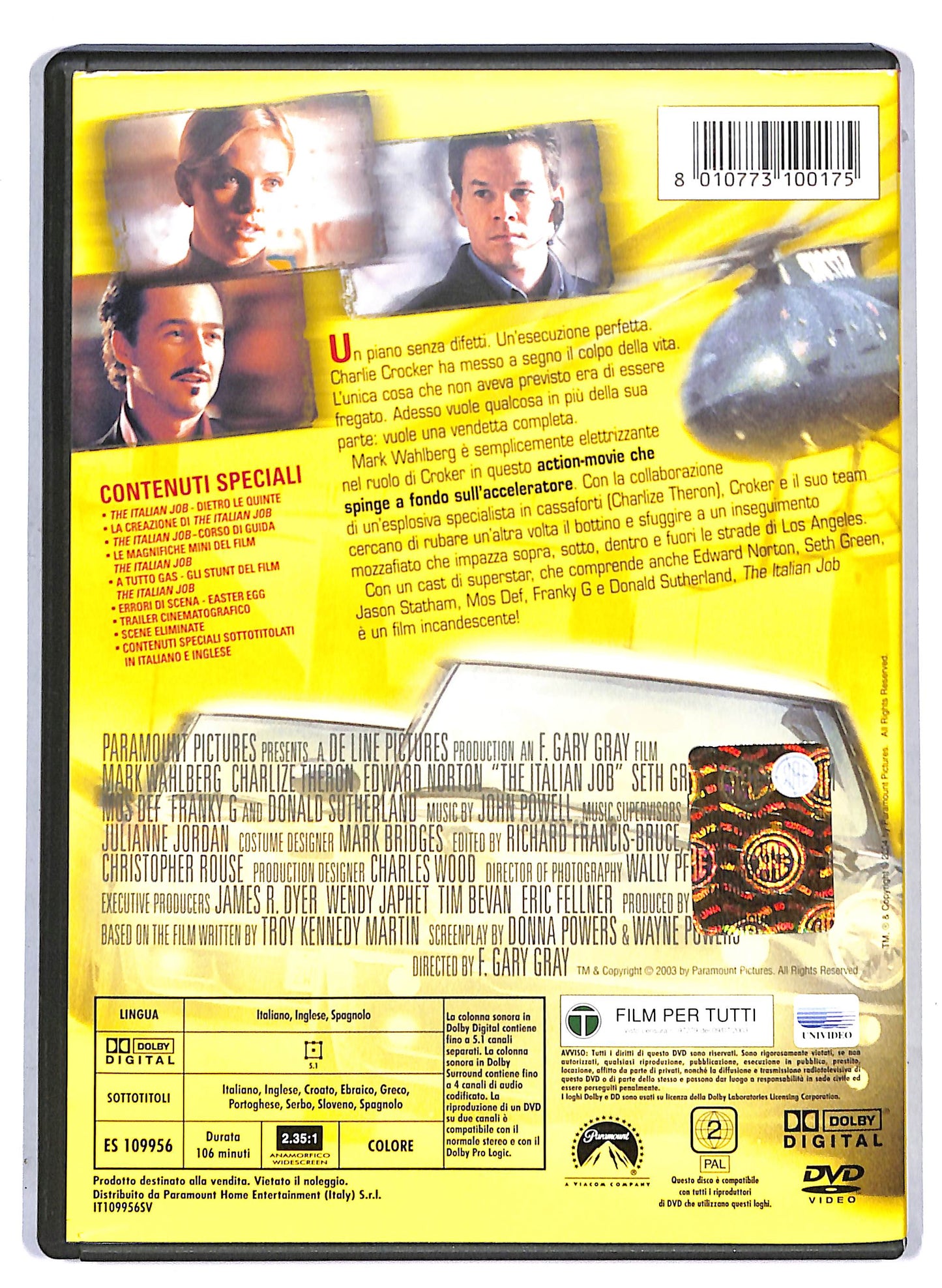 EBOND The Italian Job DVD D806766