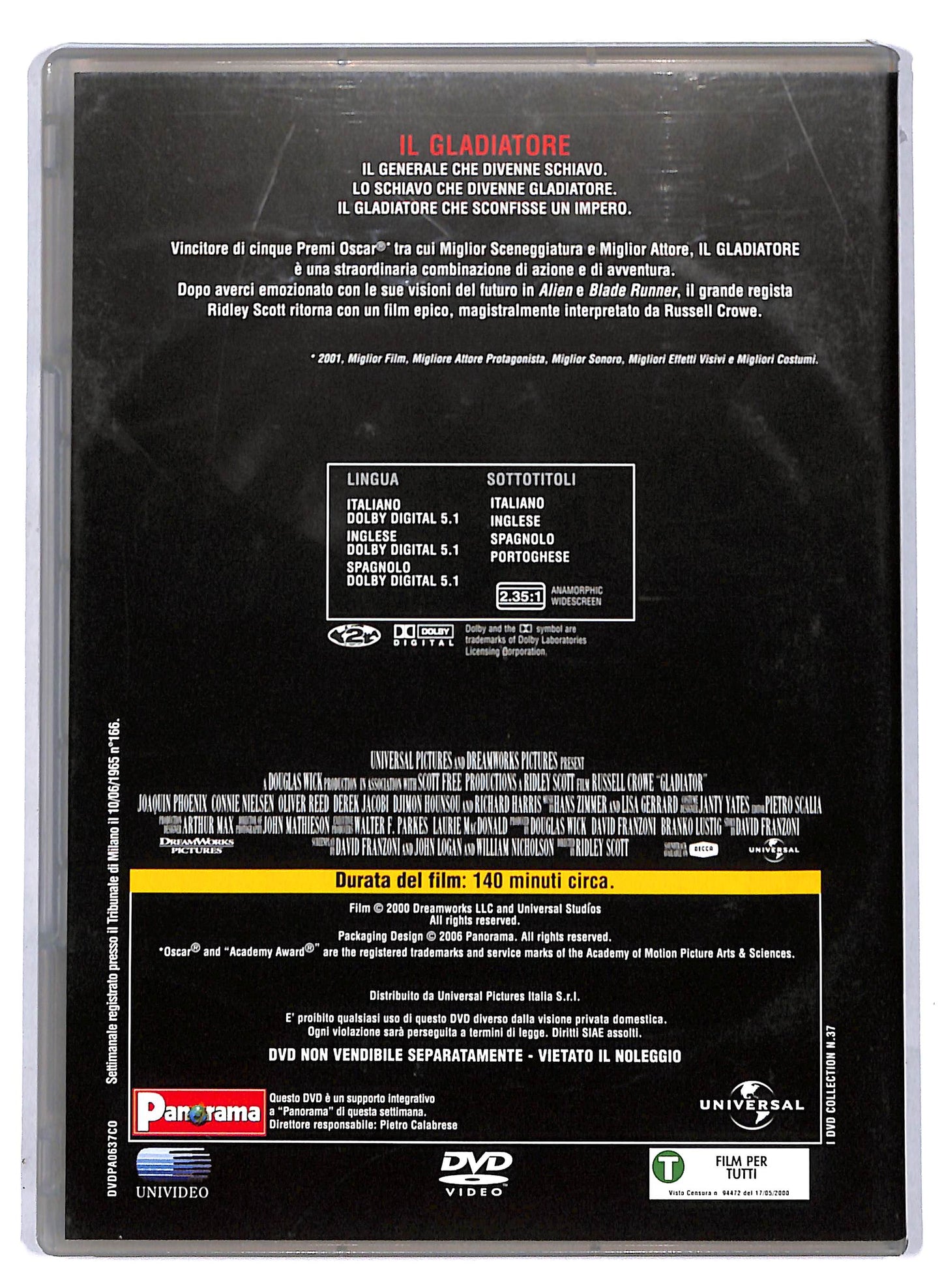 EBOND Miti e Leggende - Il Gladiatore EDITORIALE DVD D806771