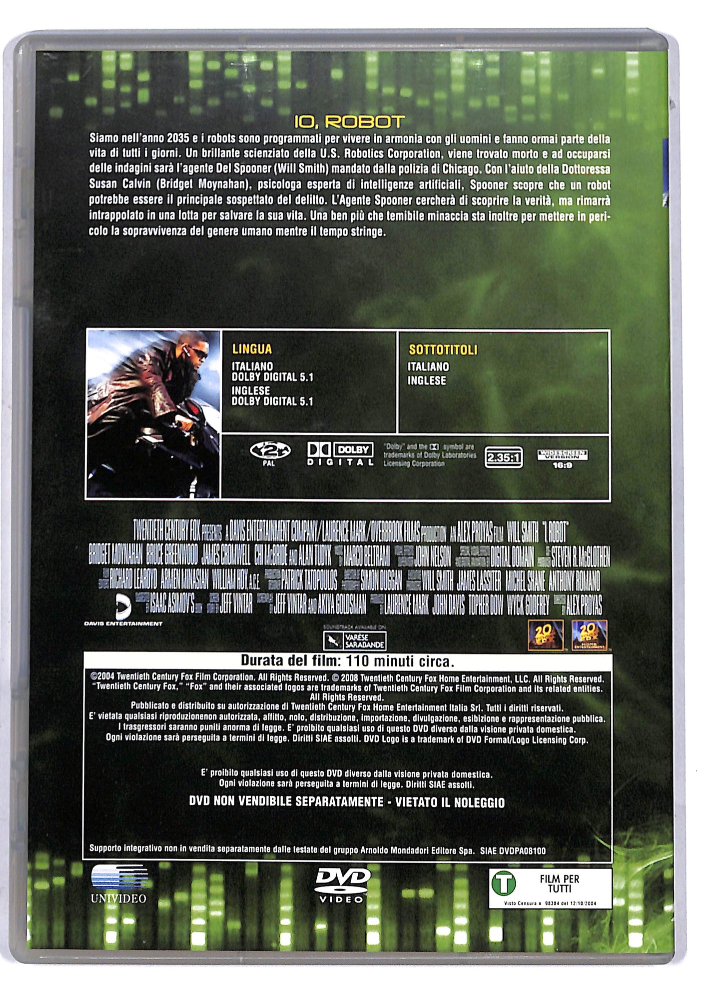 EBOND Io, Robot EDITORIALE DVD D806809