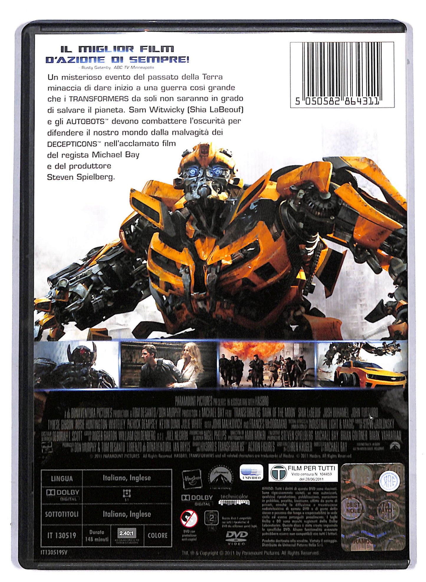 EBOND Transformers 3 DVD D806821