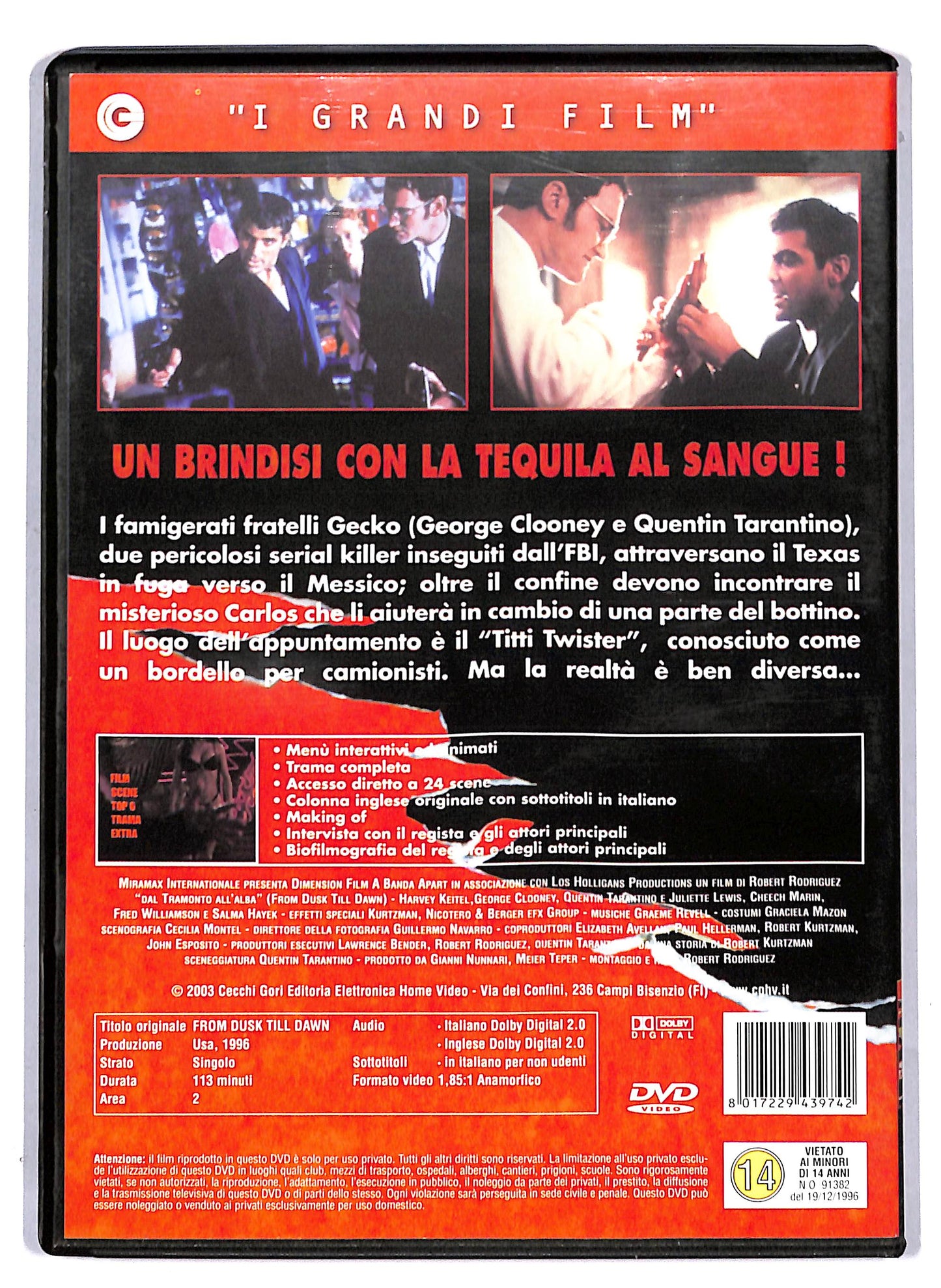 EBOND Dal tramonto all'alba DVD D806833