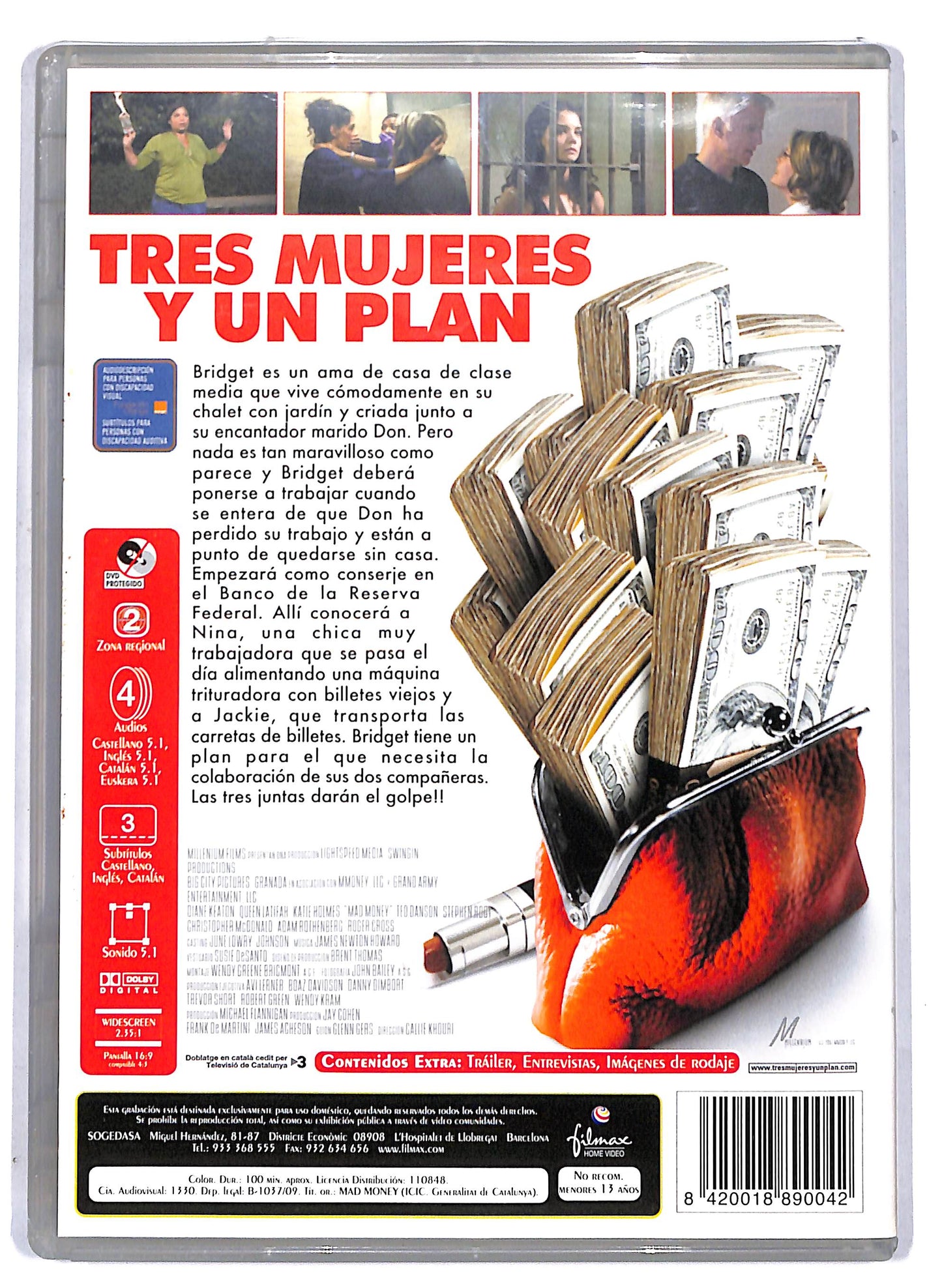 EBOND Tres mujeres y un plan UK Edition DVD D807005