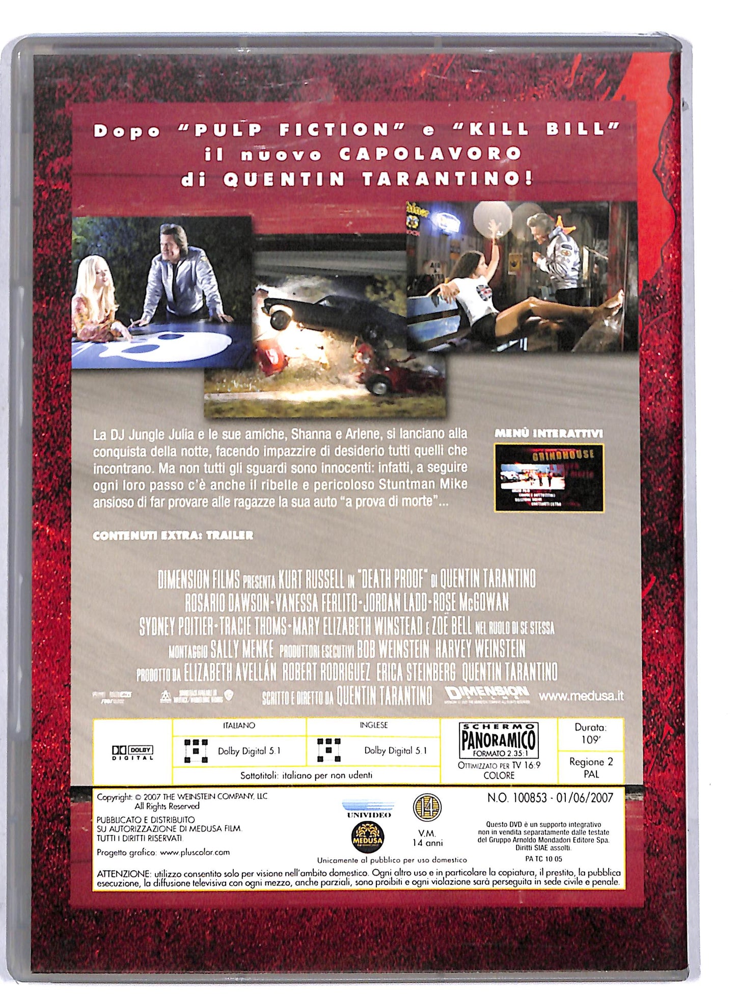 EBOND Grindhouse A Prova Di Morte EDITORIALE DVD D807006