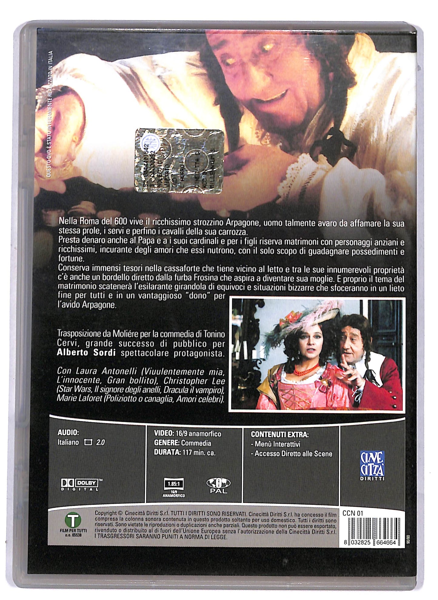 EBOND Alberto Sordi - L'avaro DVD D807028