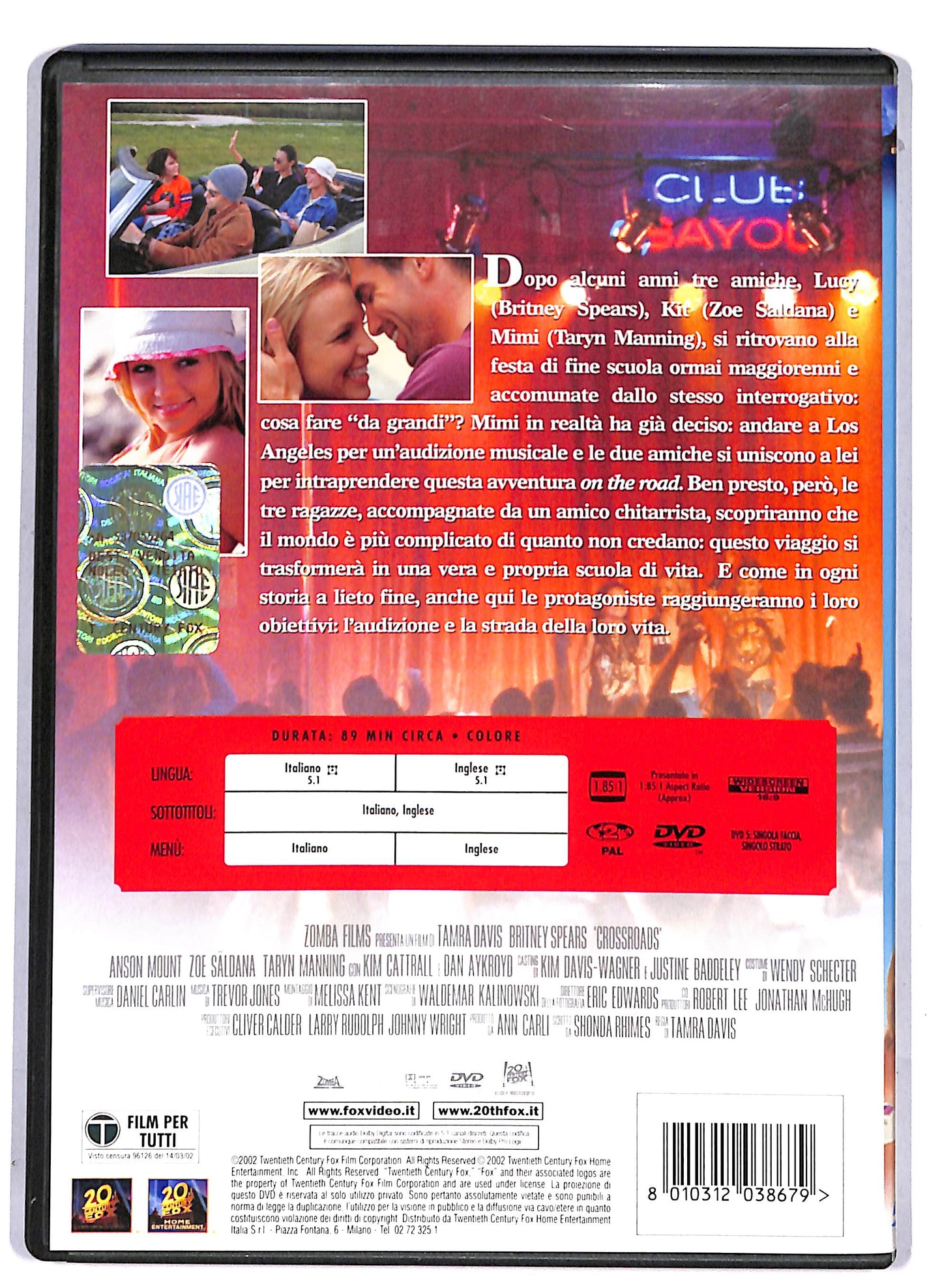 EBOND Crossroads Le strade della vita DVD D807033