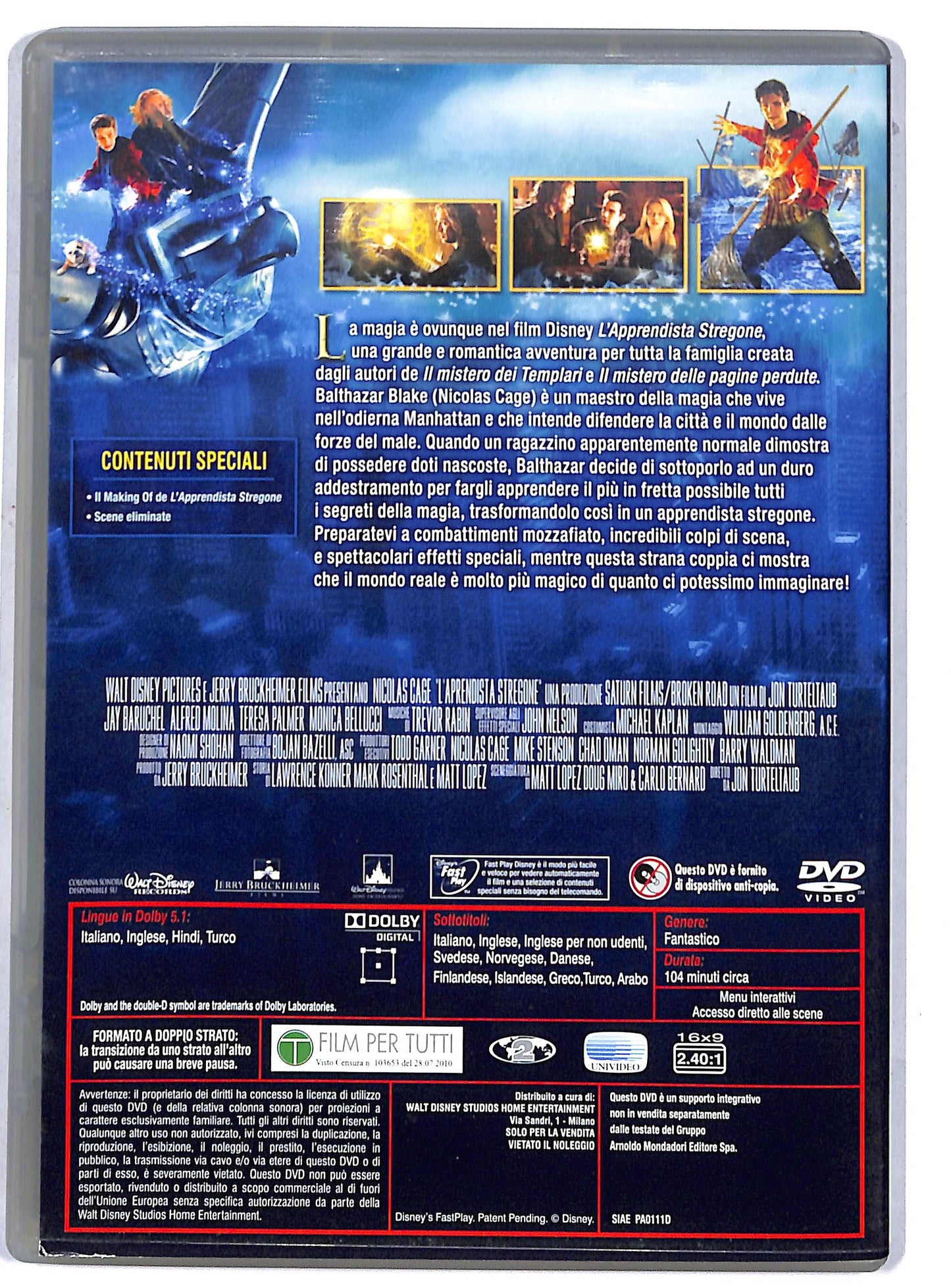 EBOND L'apprendista Stregone EDITORIALE DVD D807117