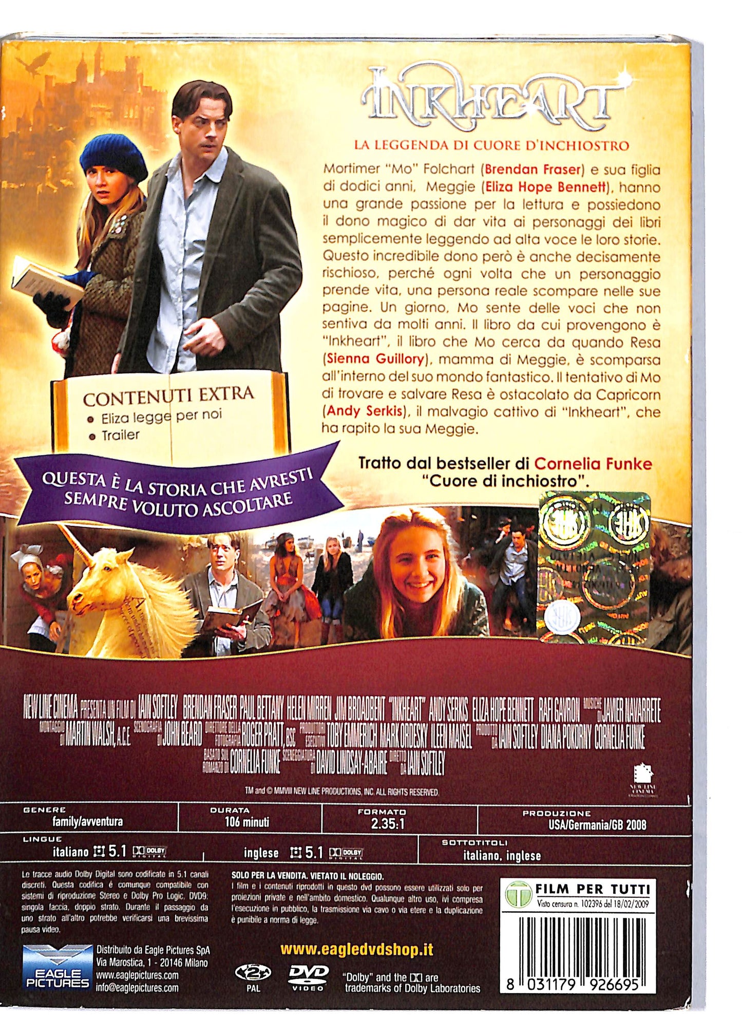 EBOND Inkheart - La Leggenda Di Cuore D'inchiostro DVD D807119