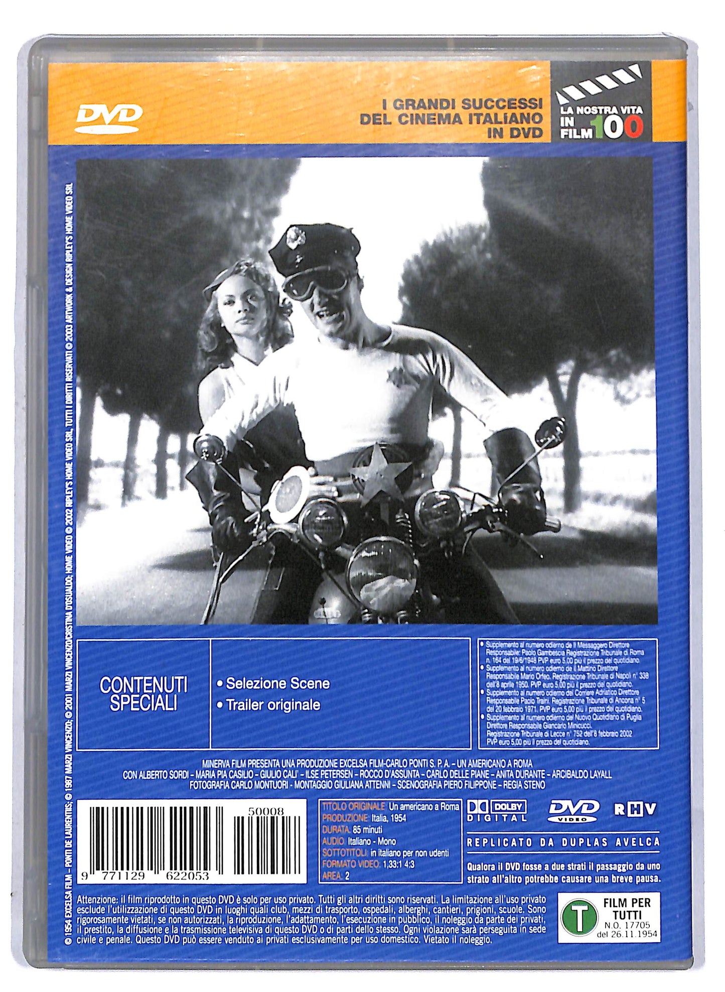 EBOND Un Americano a Roma Vol. 8 EDITORIALE DVD D807223