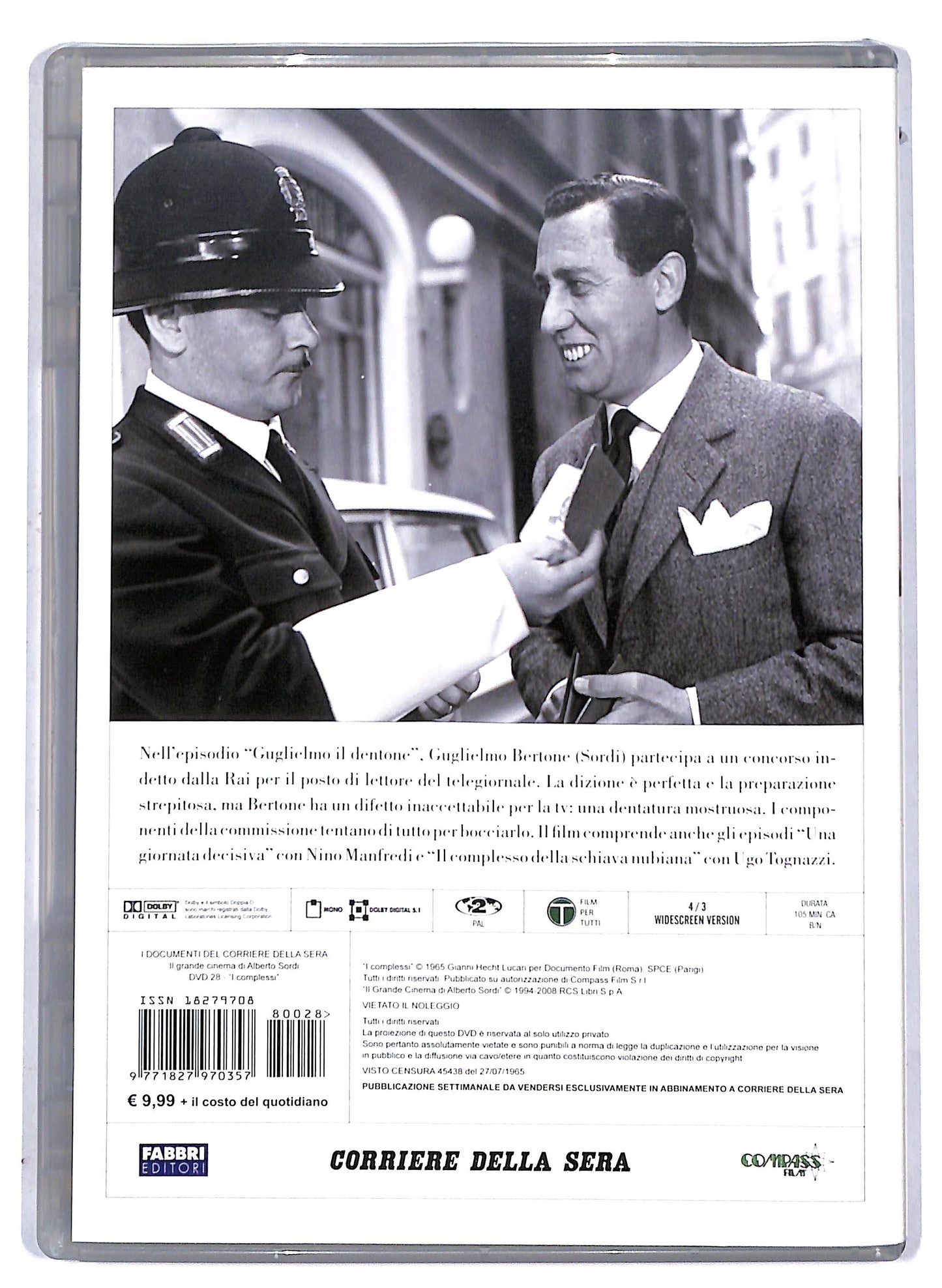 EBOND Il Grande cinema di Alberto Sordi - I Complessi EDITORIALE DVD D807224