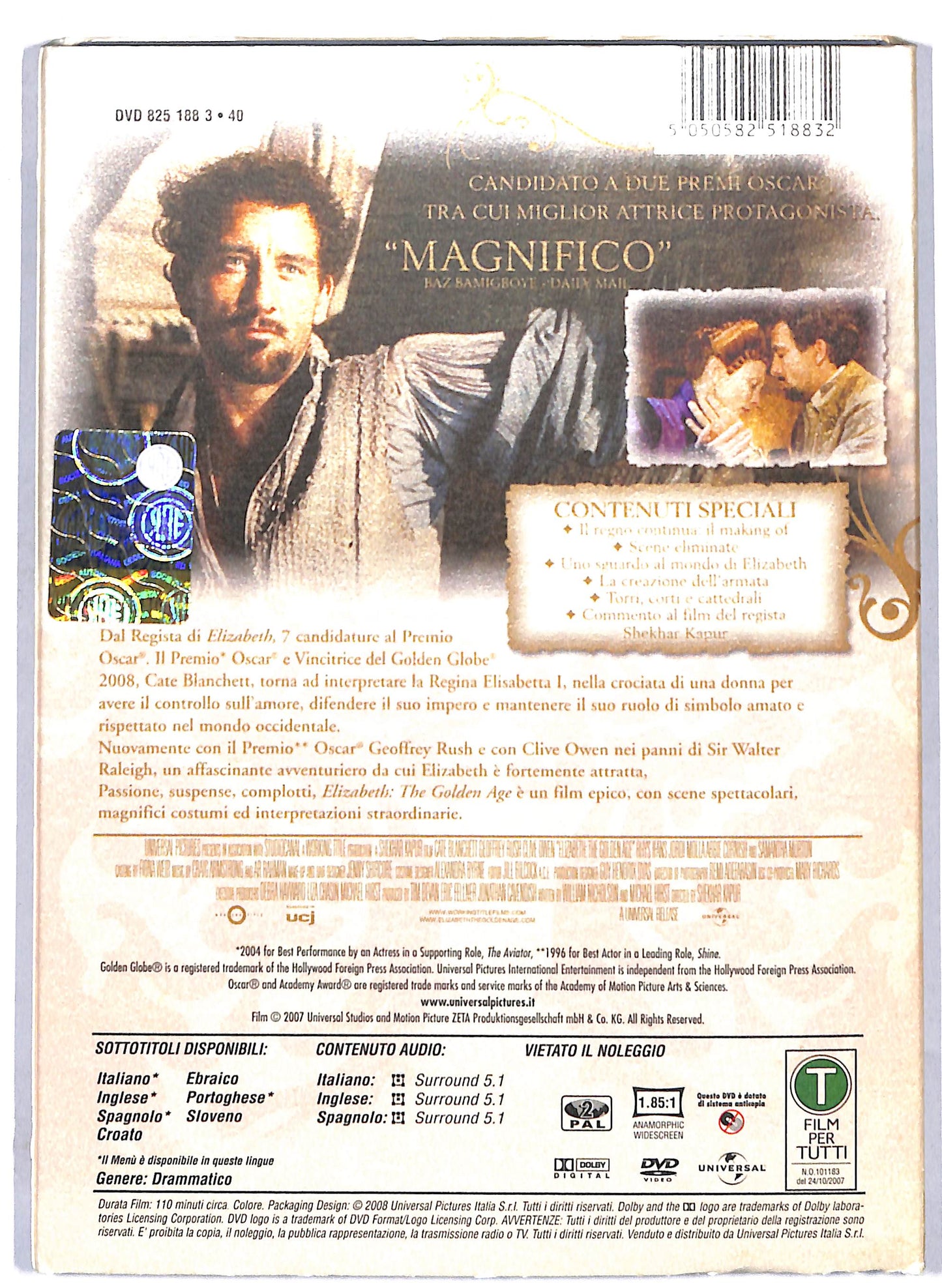 EBOND Elizabeth - the Golden Age DVD D807234