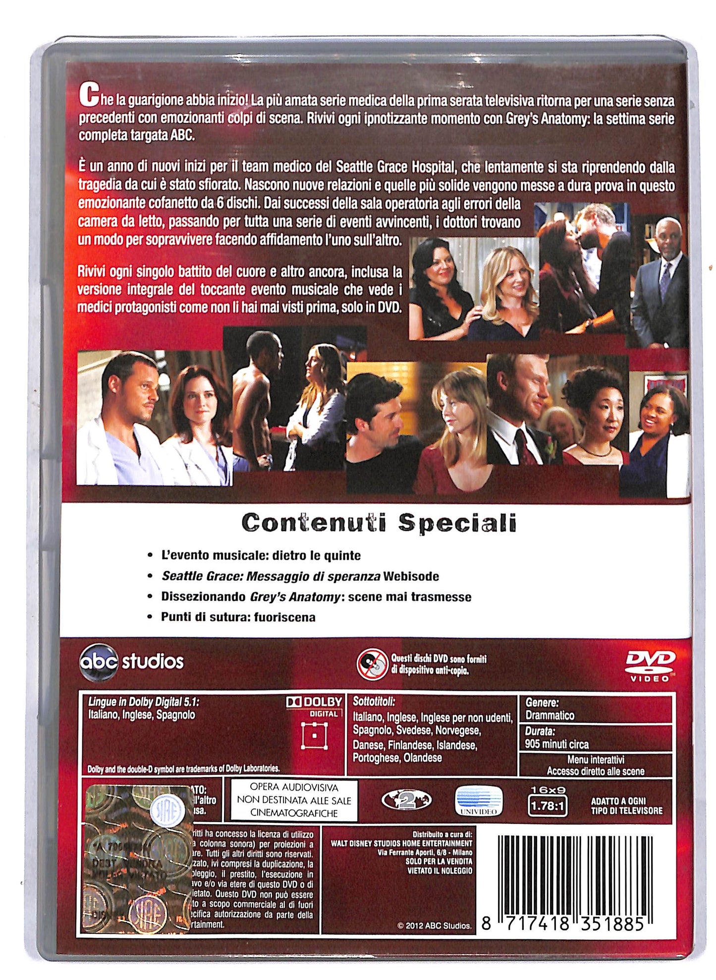 EBOND Grey's anatomy Stagione 07 DVD D807251