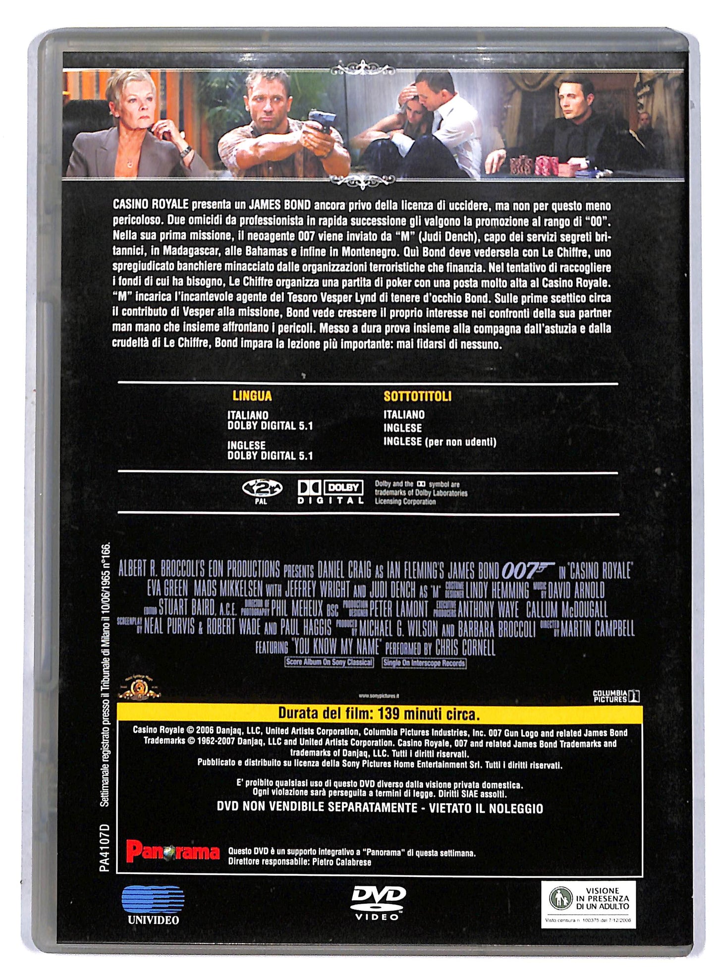 EBOND Casino Royale EDITORIALE DVD D807316