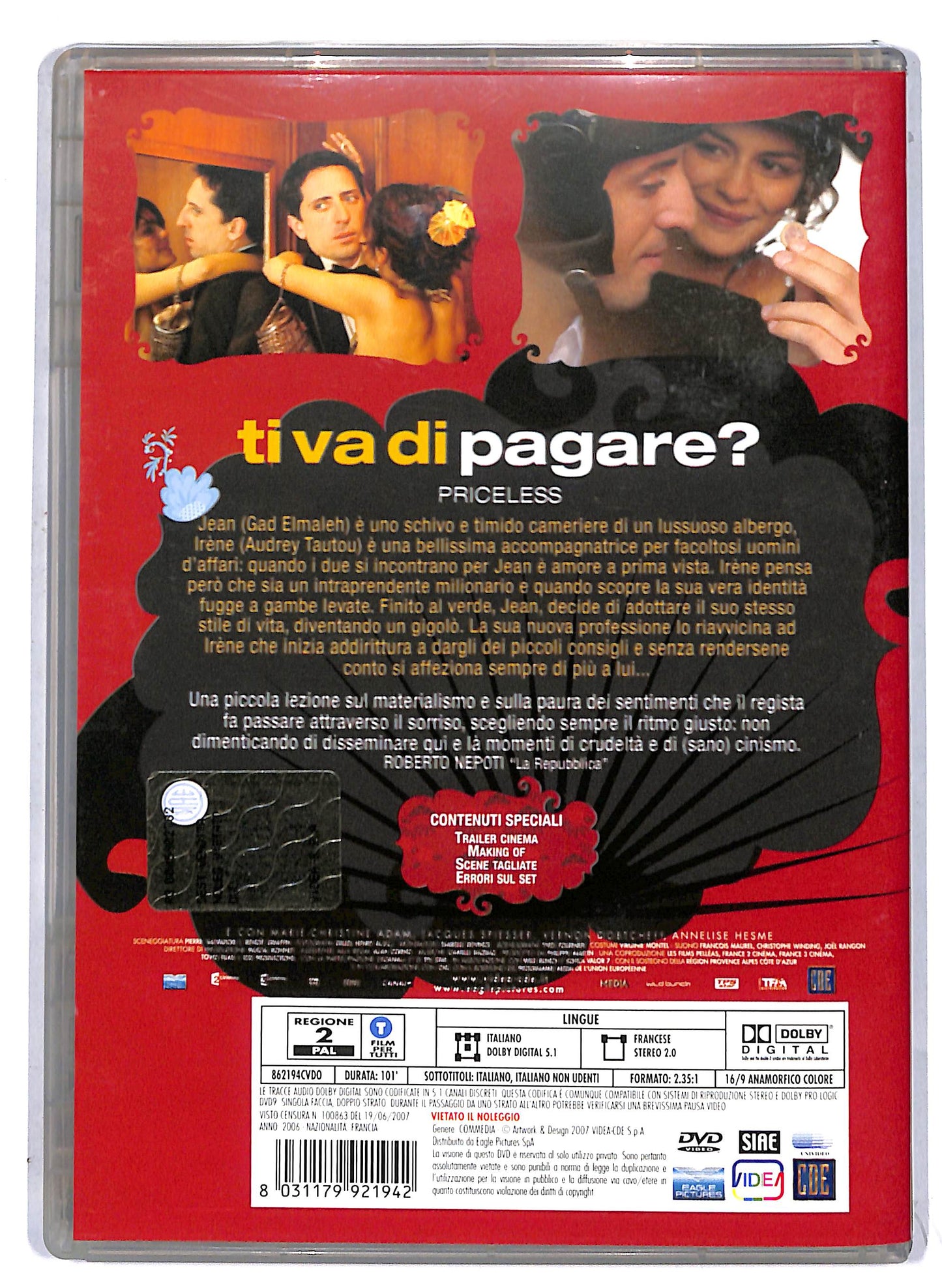 EBOND Ti va di pagare? - Priceless DVD D807322