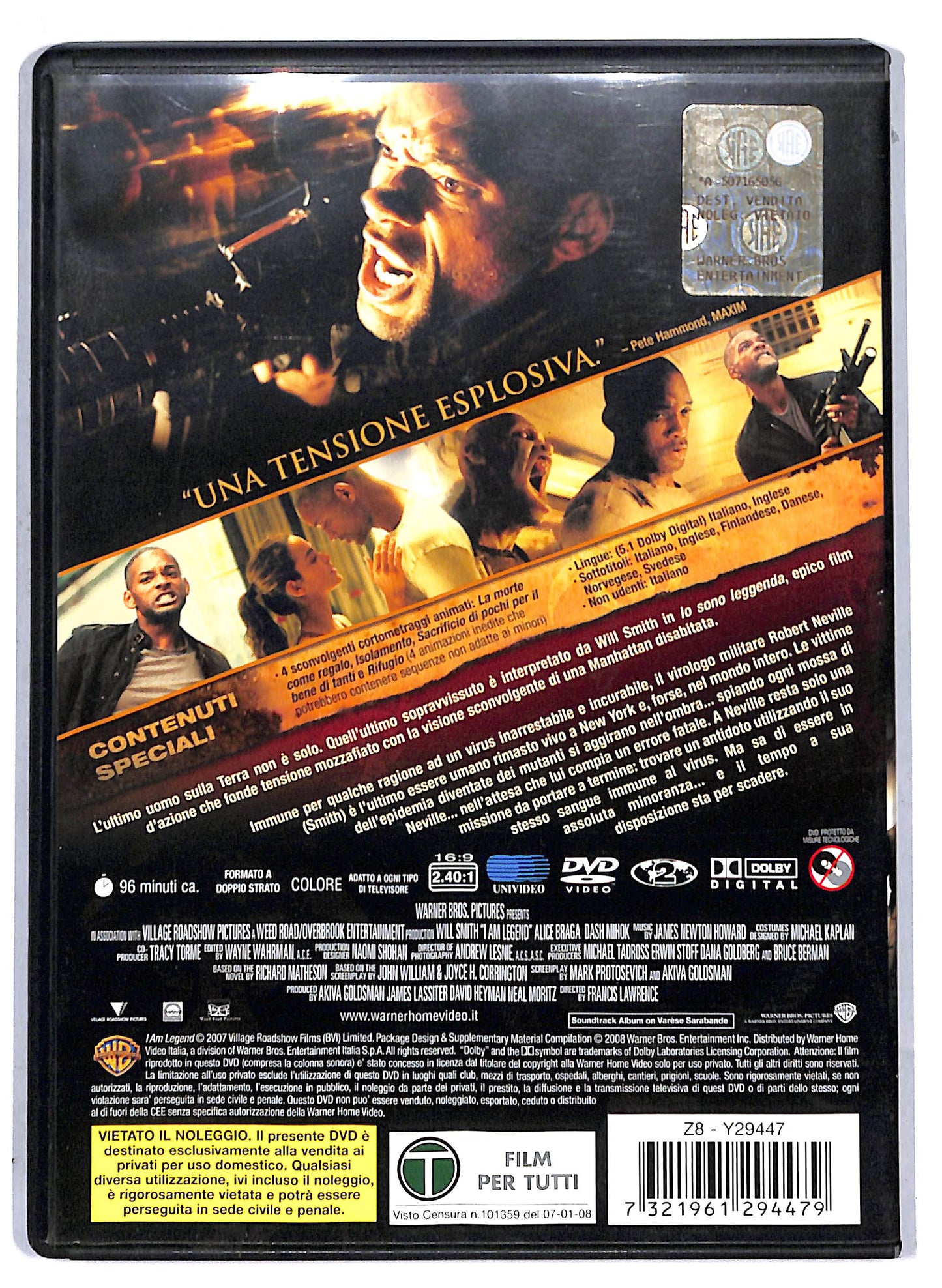 EBOND Io Sono Leggenda DVD D807345