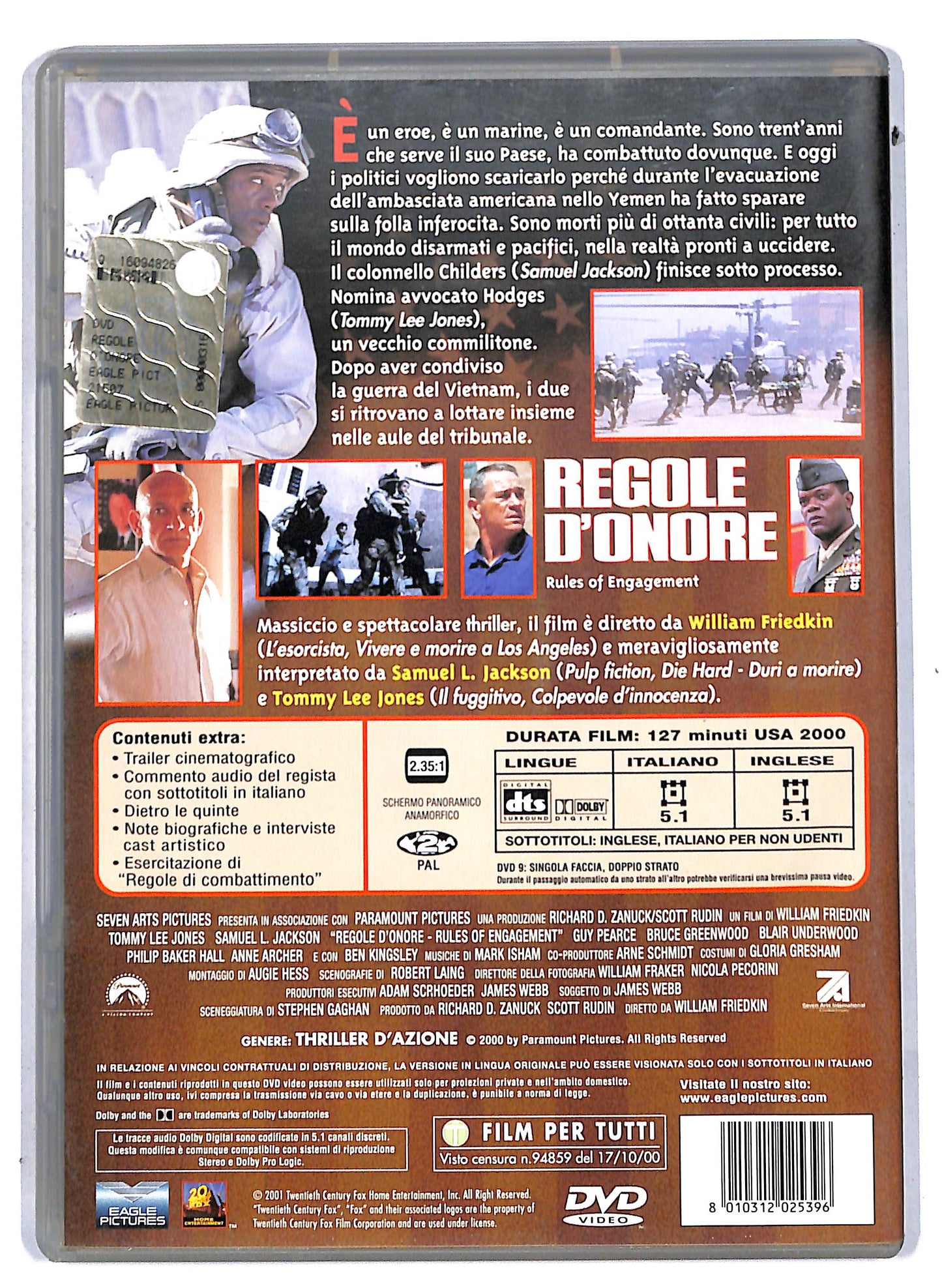 EBOND Regole d'onore DVD D807435