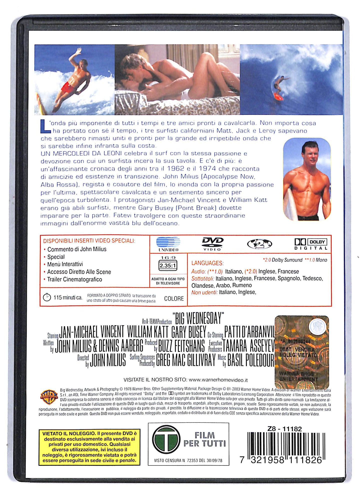 EBOND Un Mercoledi Da Leoni DVD D807437