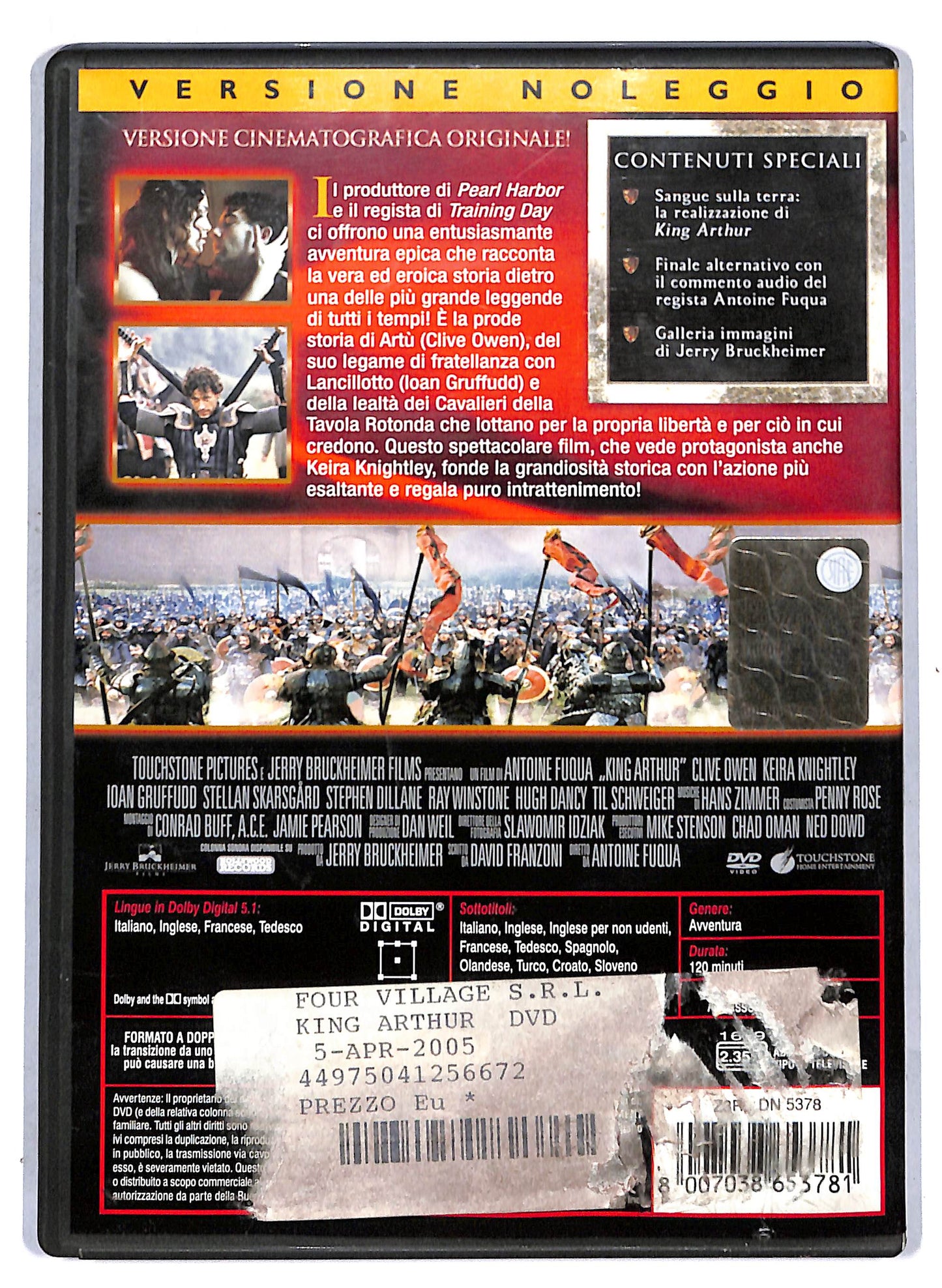 EBOND King Arthur NOLEGGIO DVD D807441