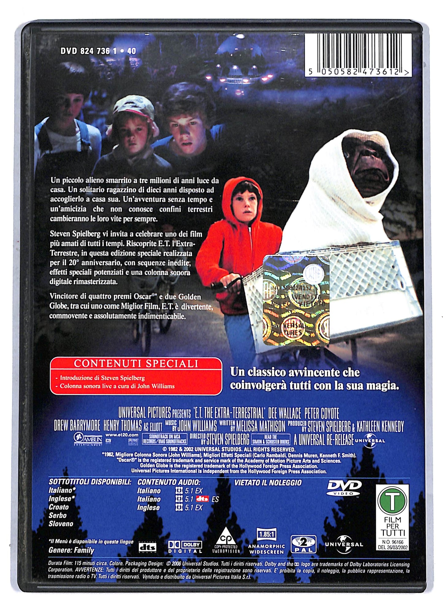 EBOND E.t. L'extra-terrestre Edizione Speciale DVD D807458