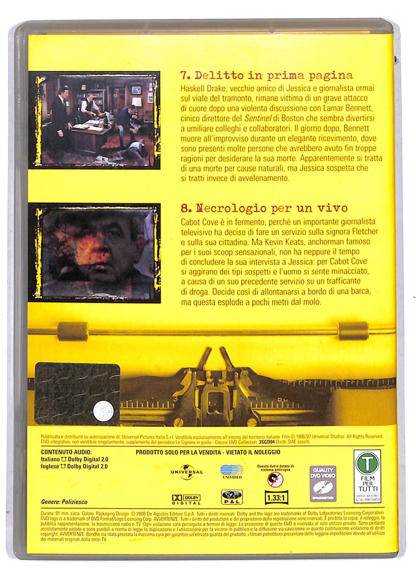 EBOND La signora in giallo stagione 3 episodi 7 - 8 EDITORIALE DVD D807502