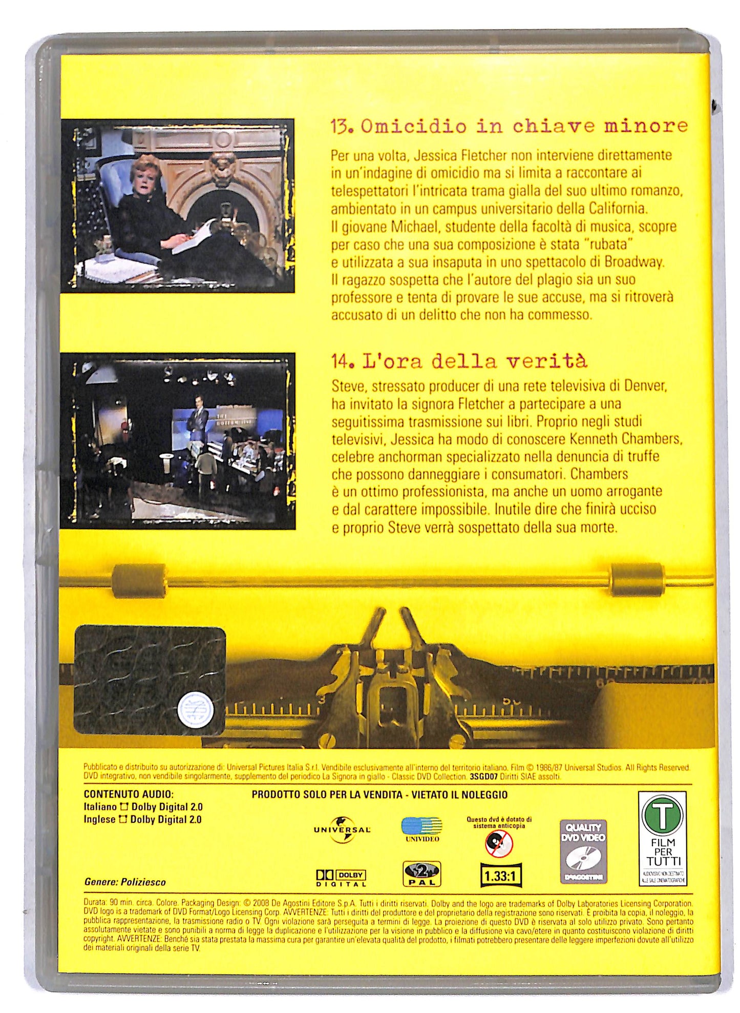 EBOND La signora in giallo stagione 3 episodi 13 - 14 EDITORIALE DVD D807507