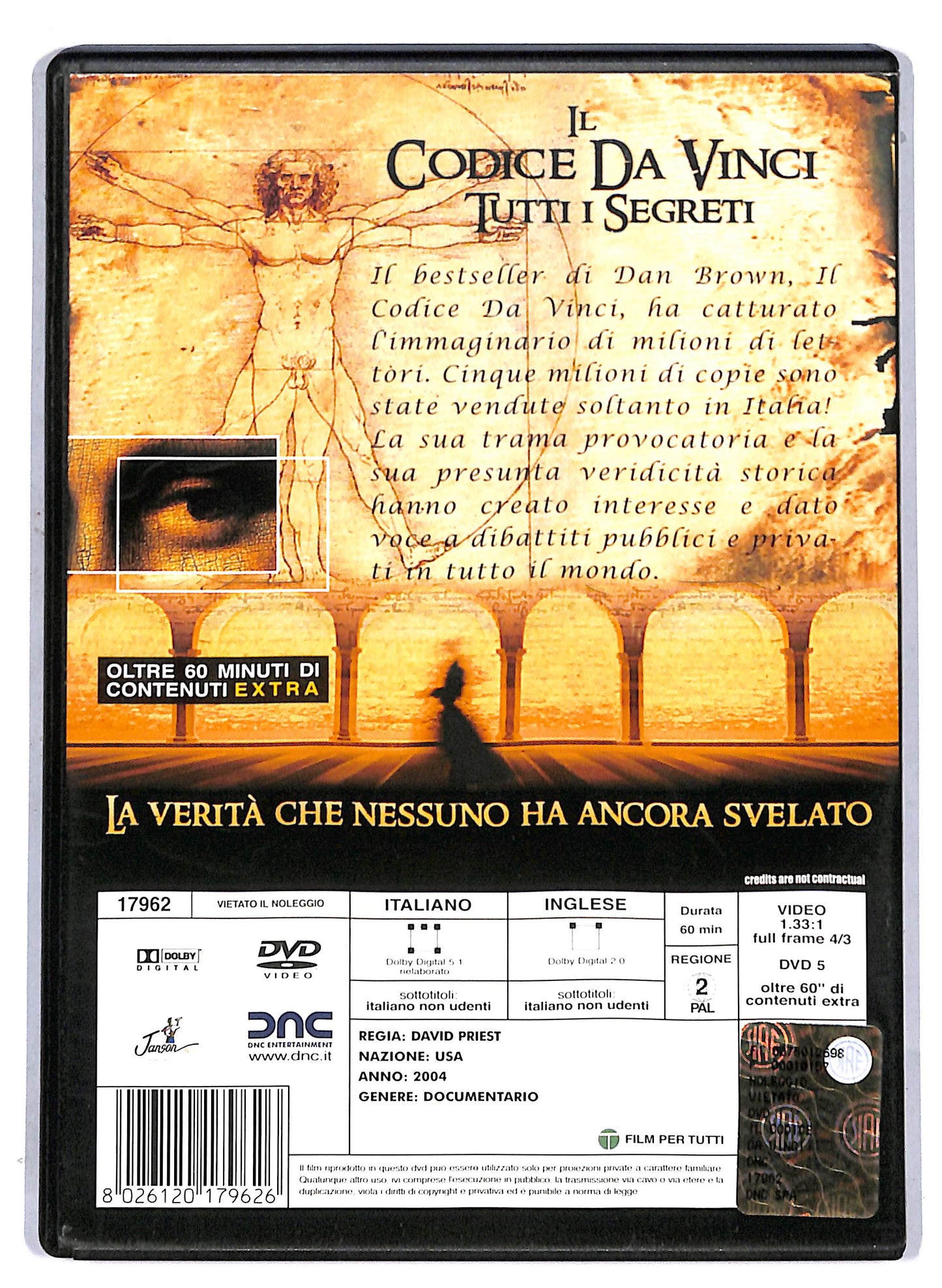 EBOND Il Codice Da Vinci Tutti i segreti DVD D807513