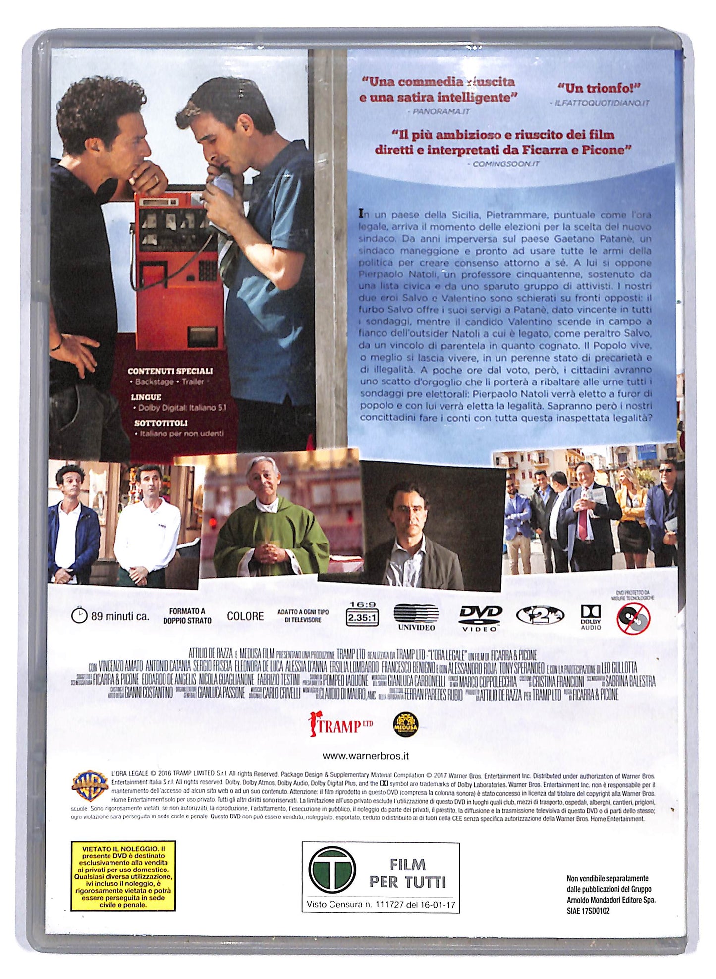 EBOND Ficarra e Picone - L'ora legale EDITORIALE DVD D807601