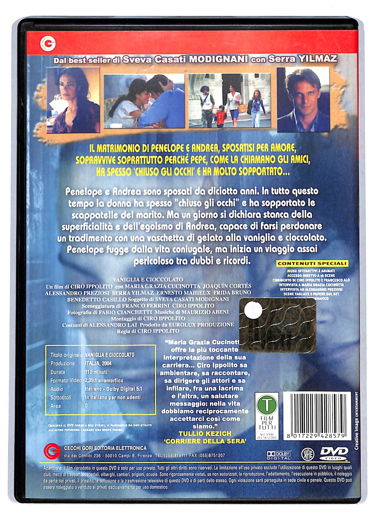 EBOND Vaniglia E Cioccolato DVD D807659