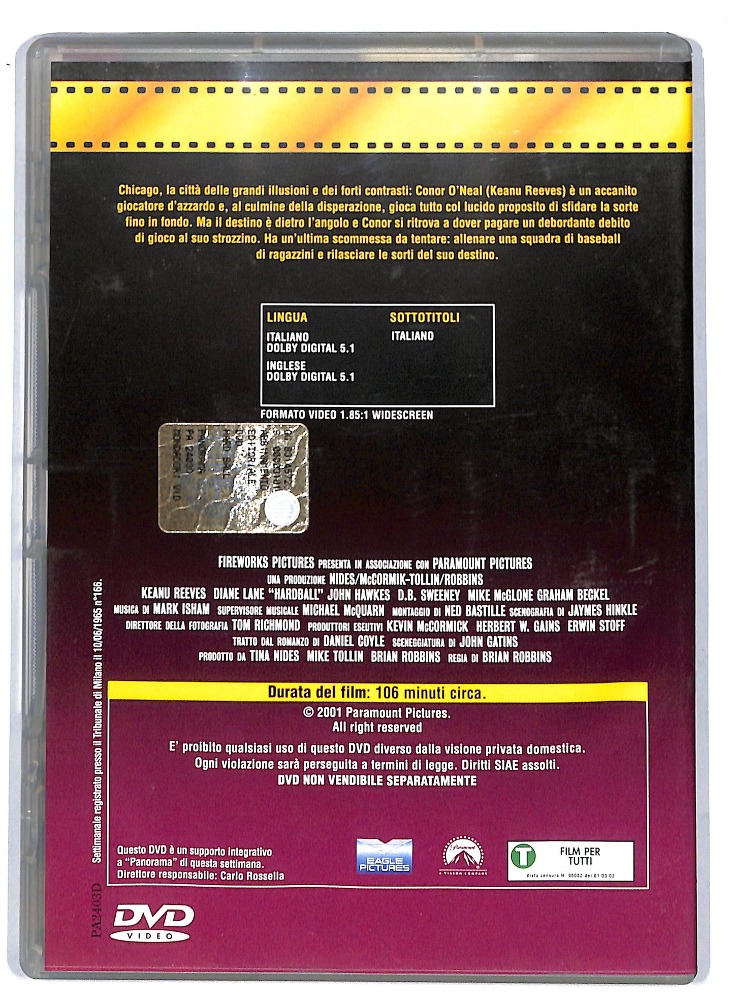 EBOND Hardball EDITORIALE DVD D807661