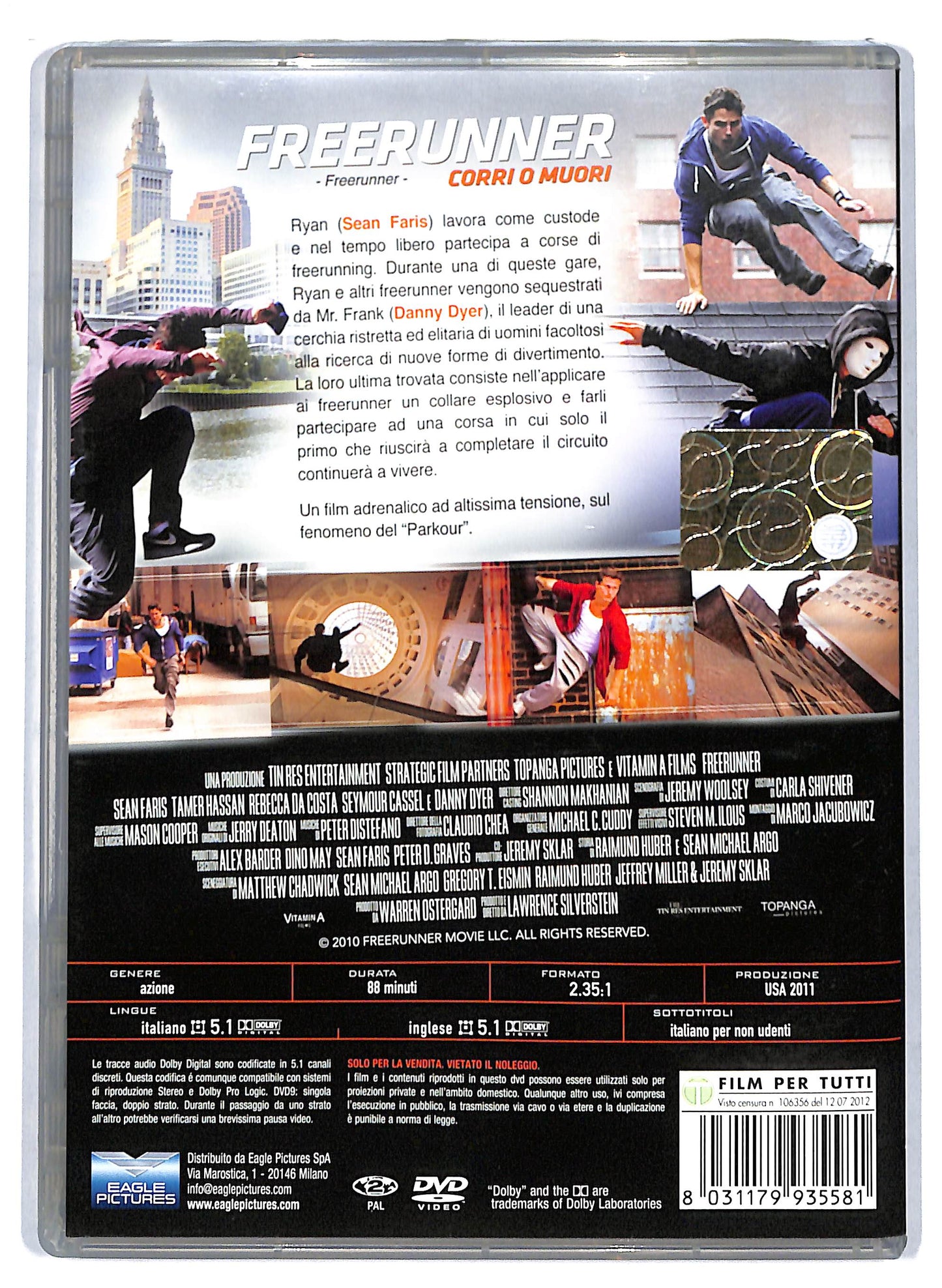 EBOND Freerunner Corri o Muori DVD D807703