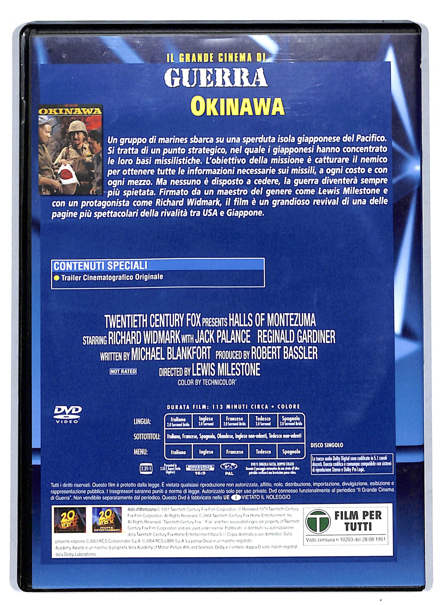 EBOND Il Grande Cinema di Guerra - Okinawa (No Booklet) EDITORIALE DVD D807720