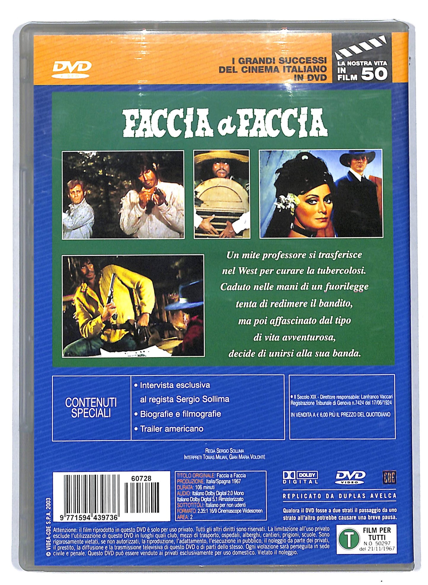 EBOND Faccia a Faccia EDITORIALE DVD D807814