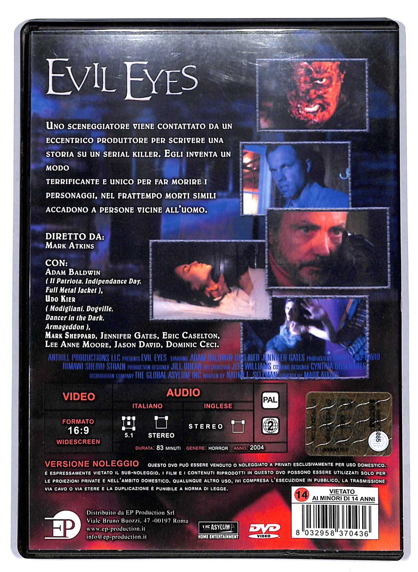 EBOND Evil Eyes NOLEGGIO DVD D807925
