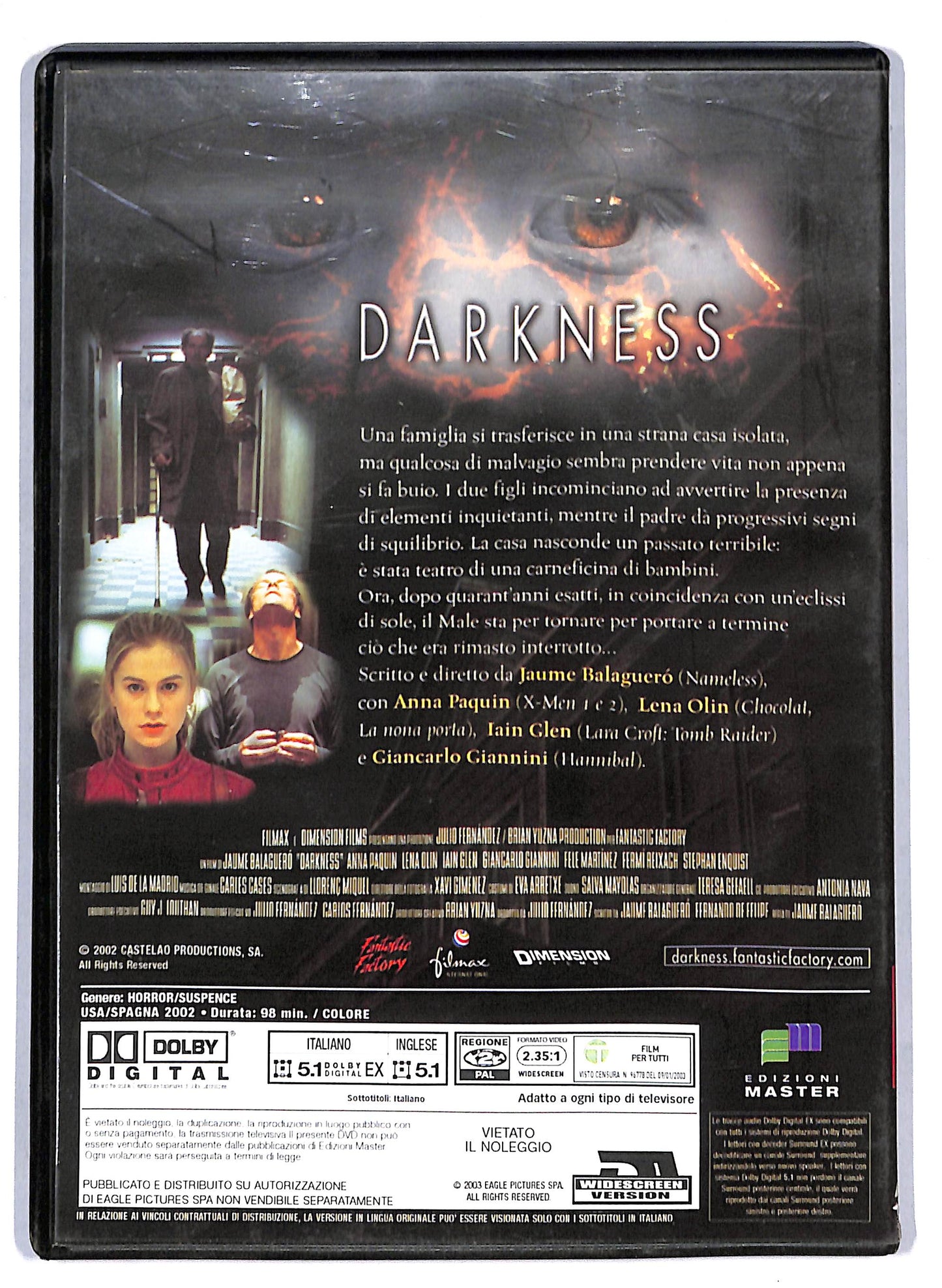 EBOND Darkness EDITORIALE DVD D807926