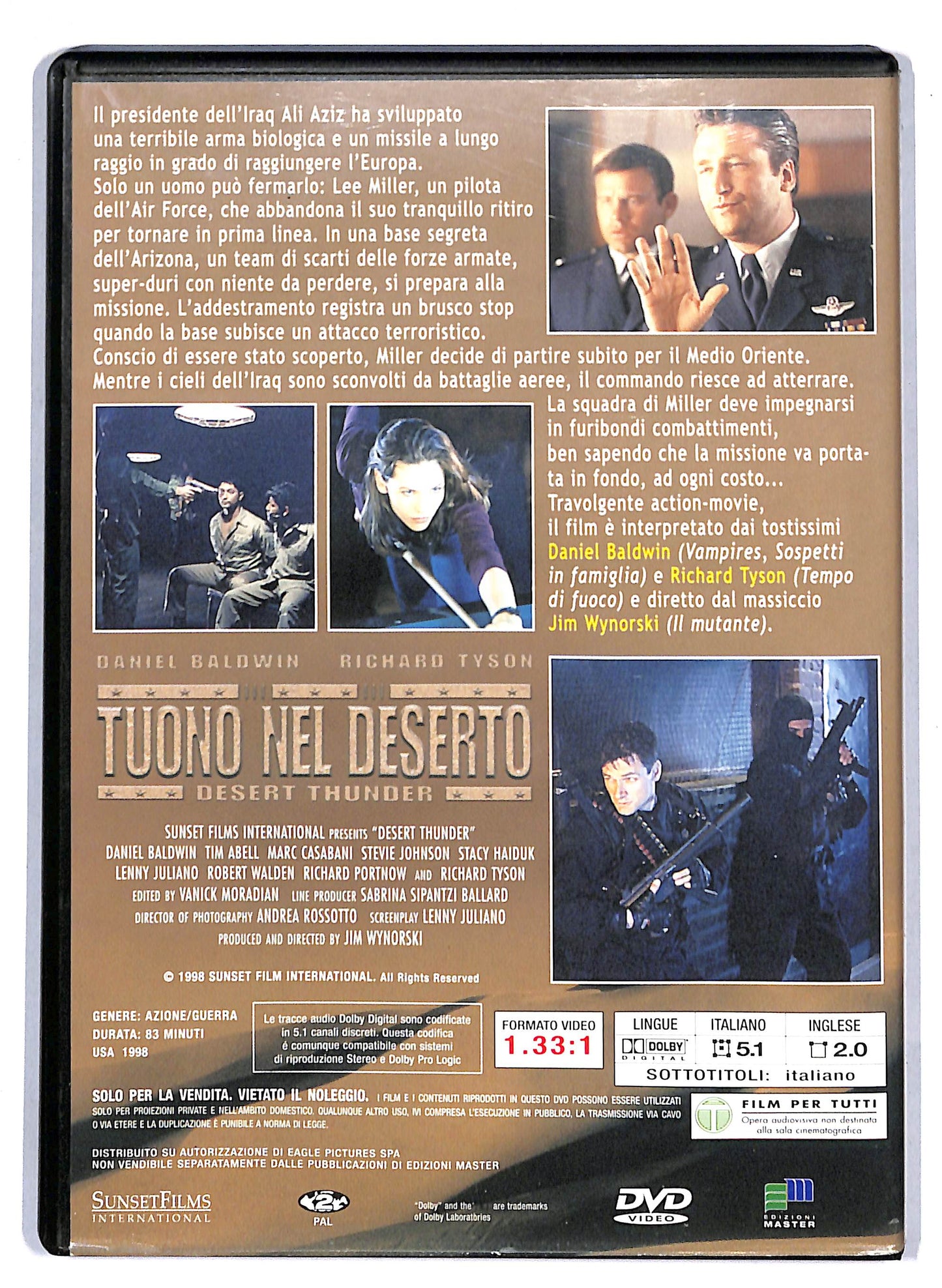 EBOND Tuono nel Deserto EDITORIALE DVD D807955