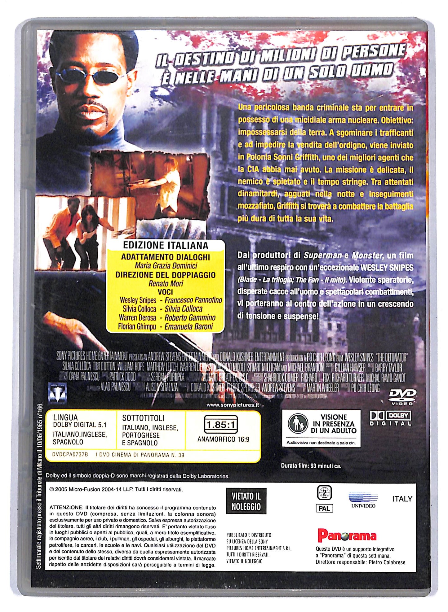 EBOND Detonator - Gioco Mortale EDITORIALE DVD D808028