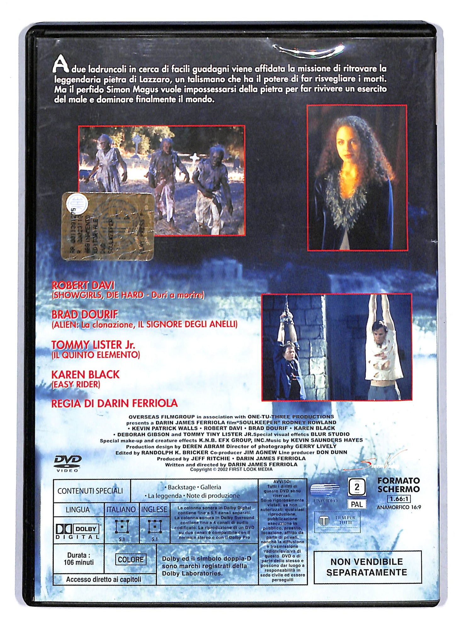 EBOND Soulkeeper EDITORIALE DVD D808035