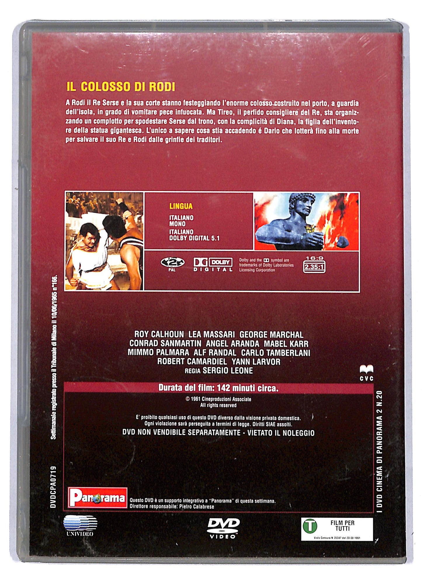 EBOND Il Colosso di Rodi EDITORIALE DVD D808050