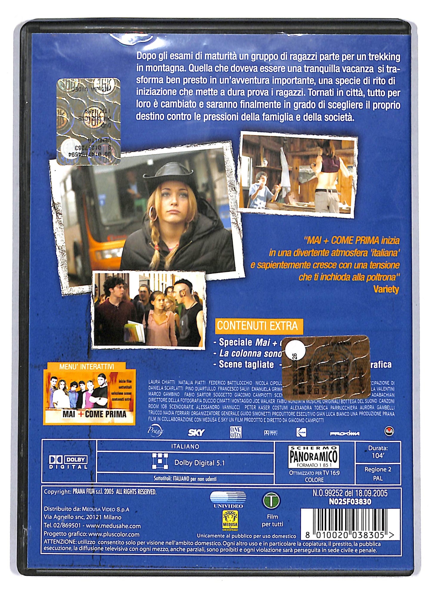 EBOND Mai + come prima DVD D808143