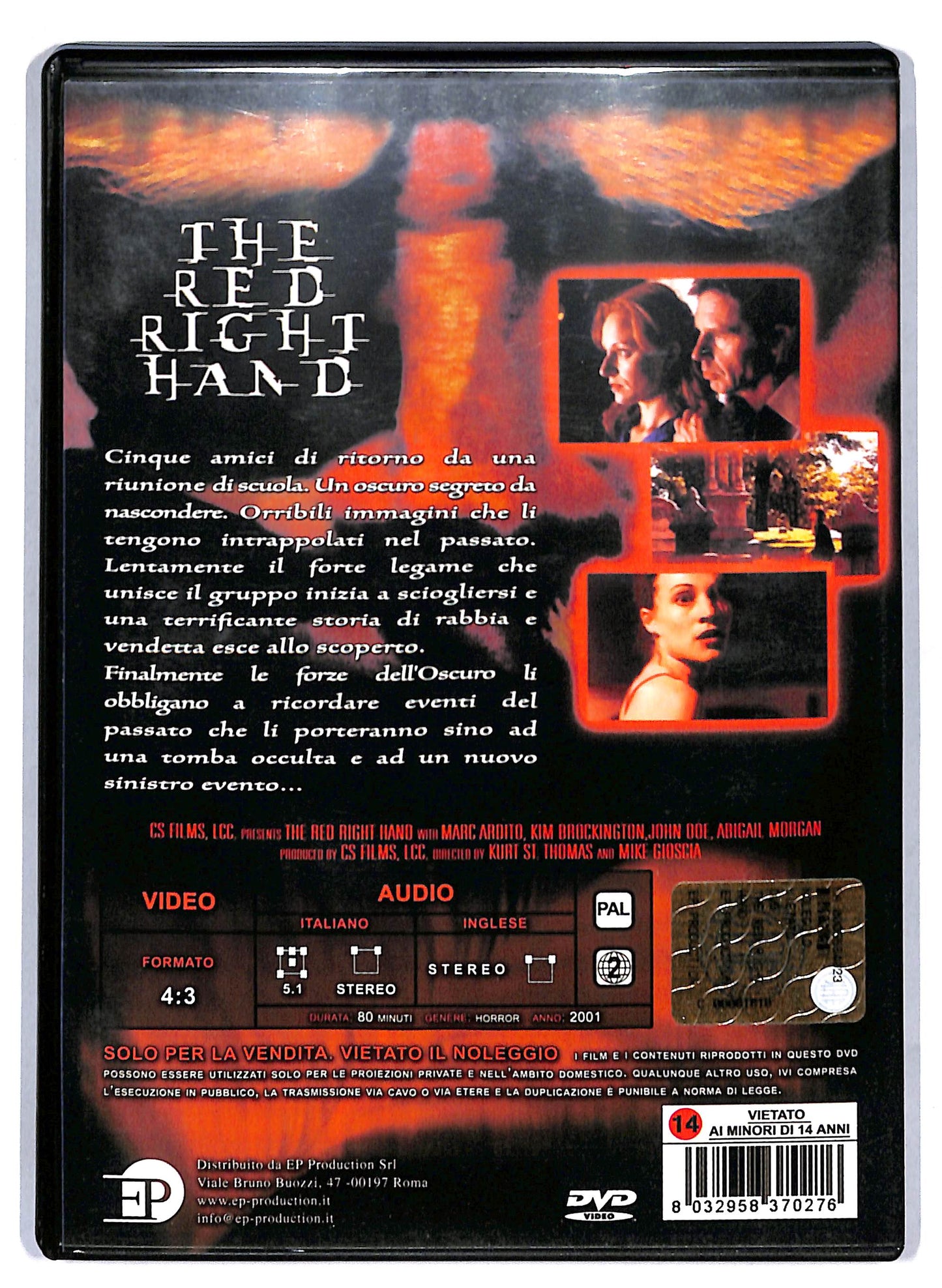EBOND The Red Right Hand DVD D808225