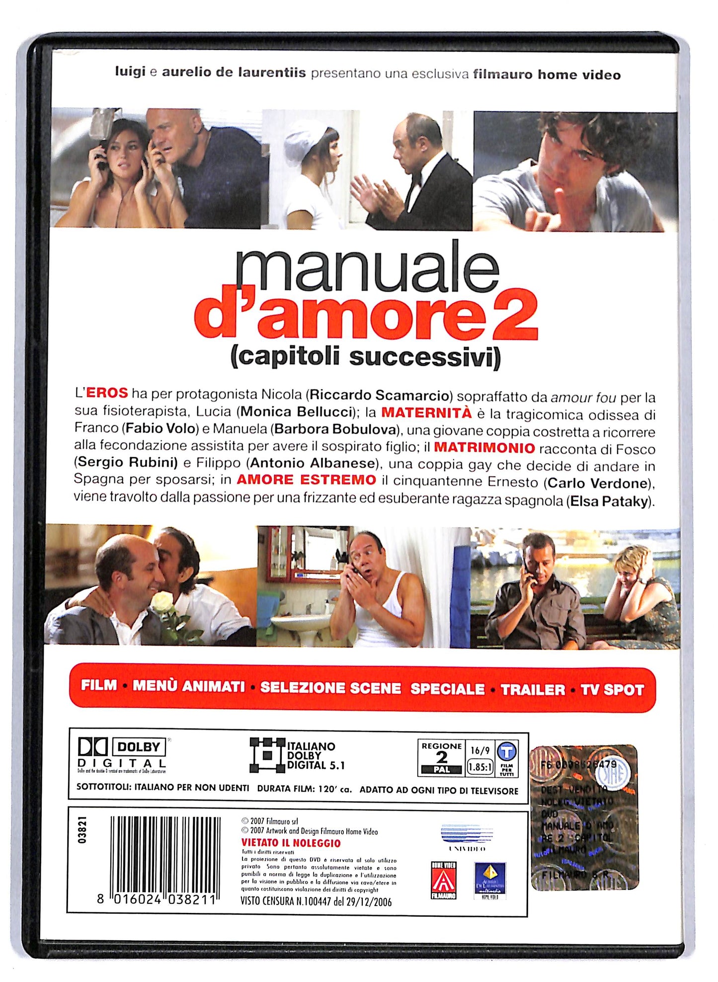 EBOND Manuale d'amore 2 DVD D808233
