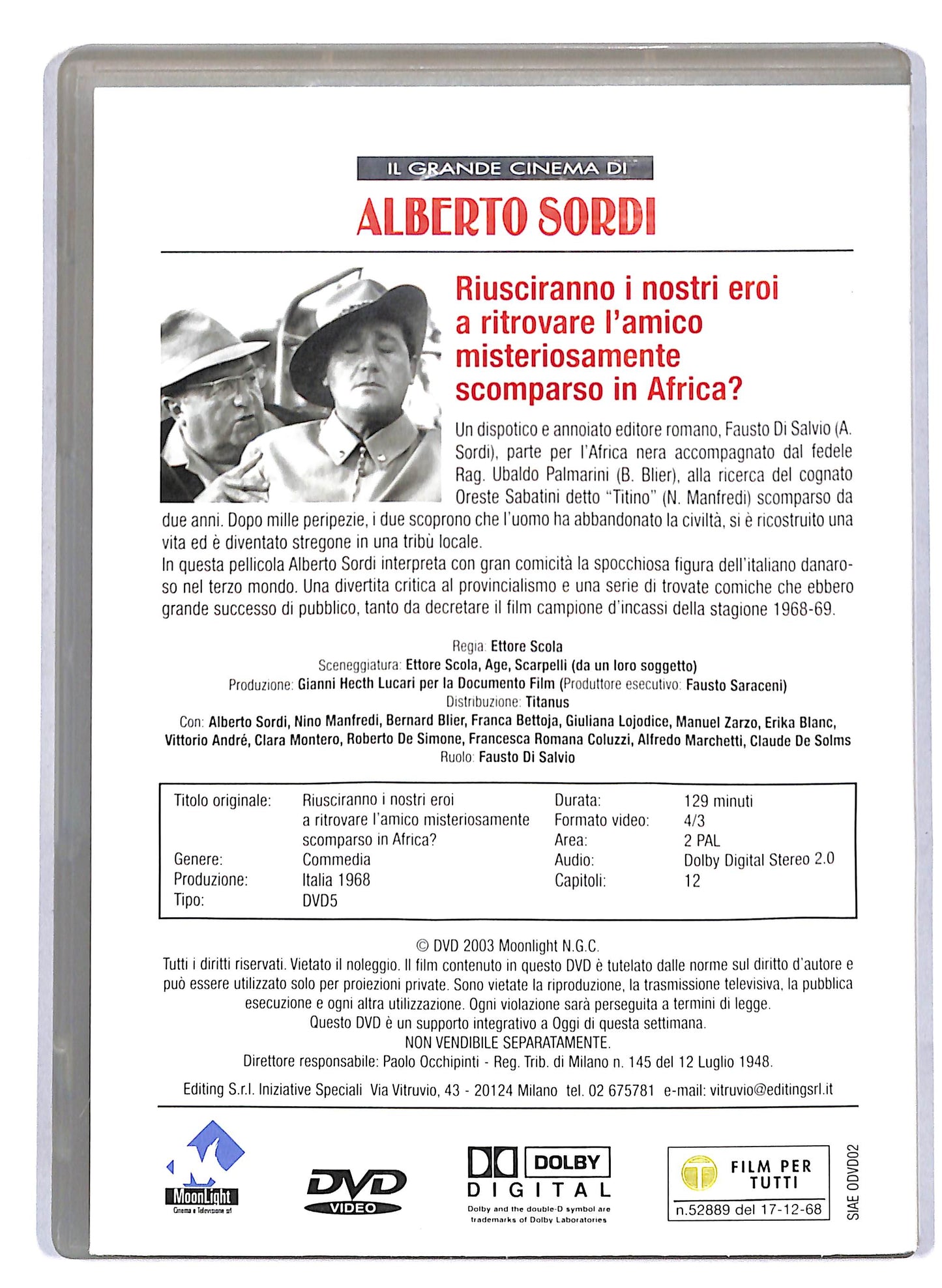 EBOND Riusciranno i nostri eroi a ritrovare l'amico EDITORIALE DVD D808327