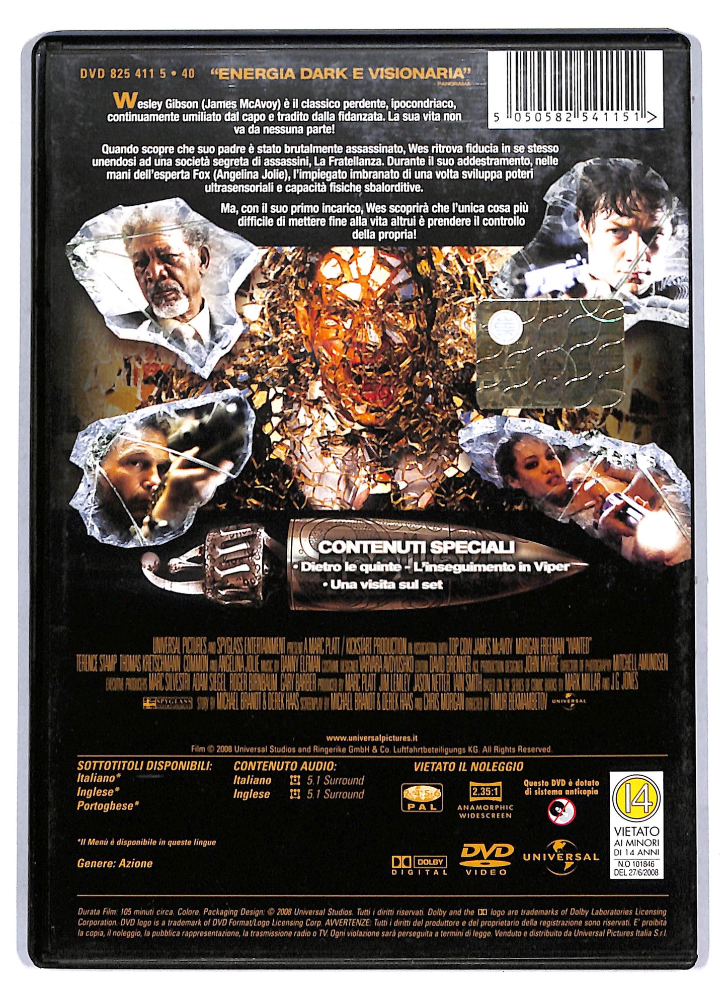 EBOND Wanted - Scegli Il Tuo Destino DVD D808421