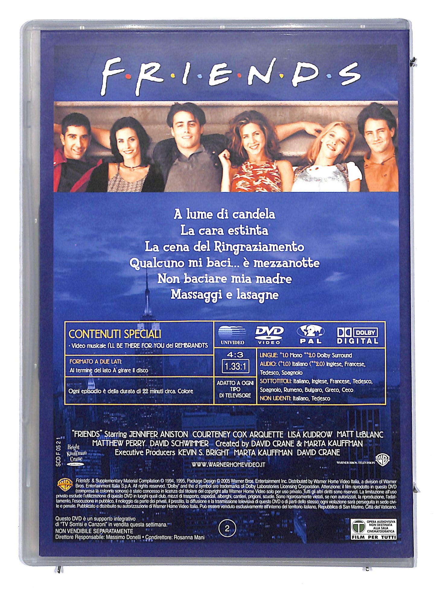 EBOND Friends stagione 1 episodi 7 - 12 EDITORIALE DVD D808433