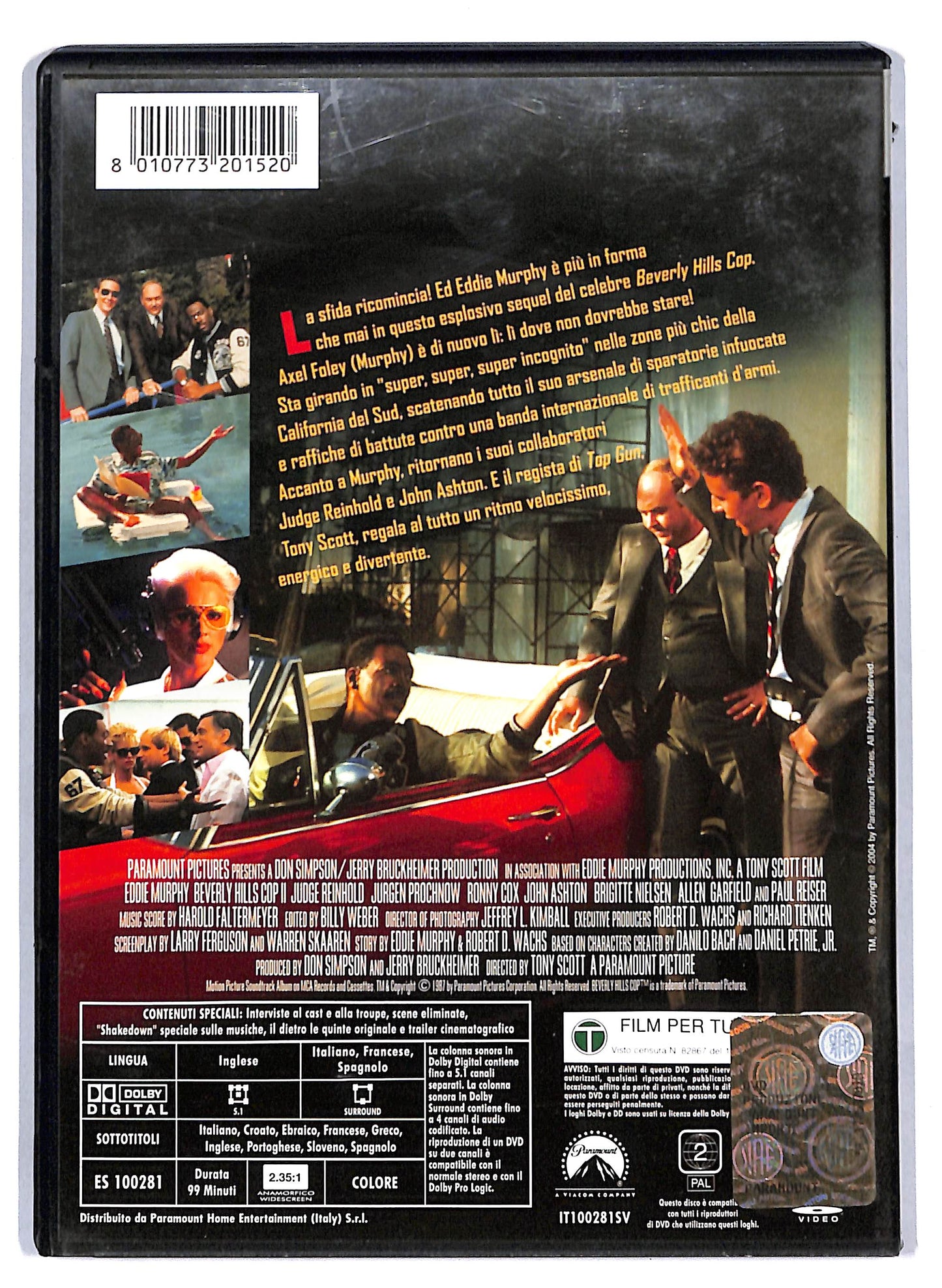 EBOND Beverly Hills Cop 2 DVD D808434