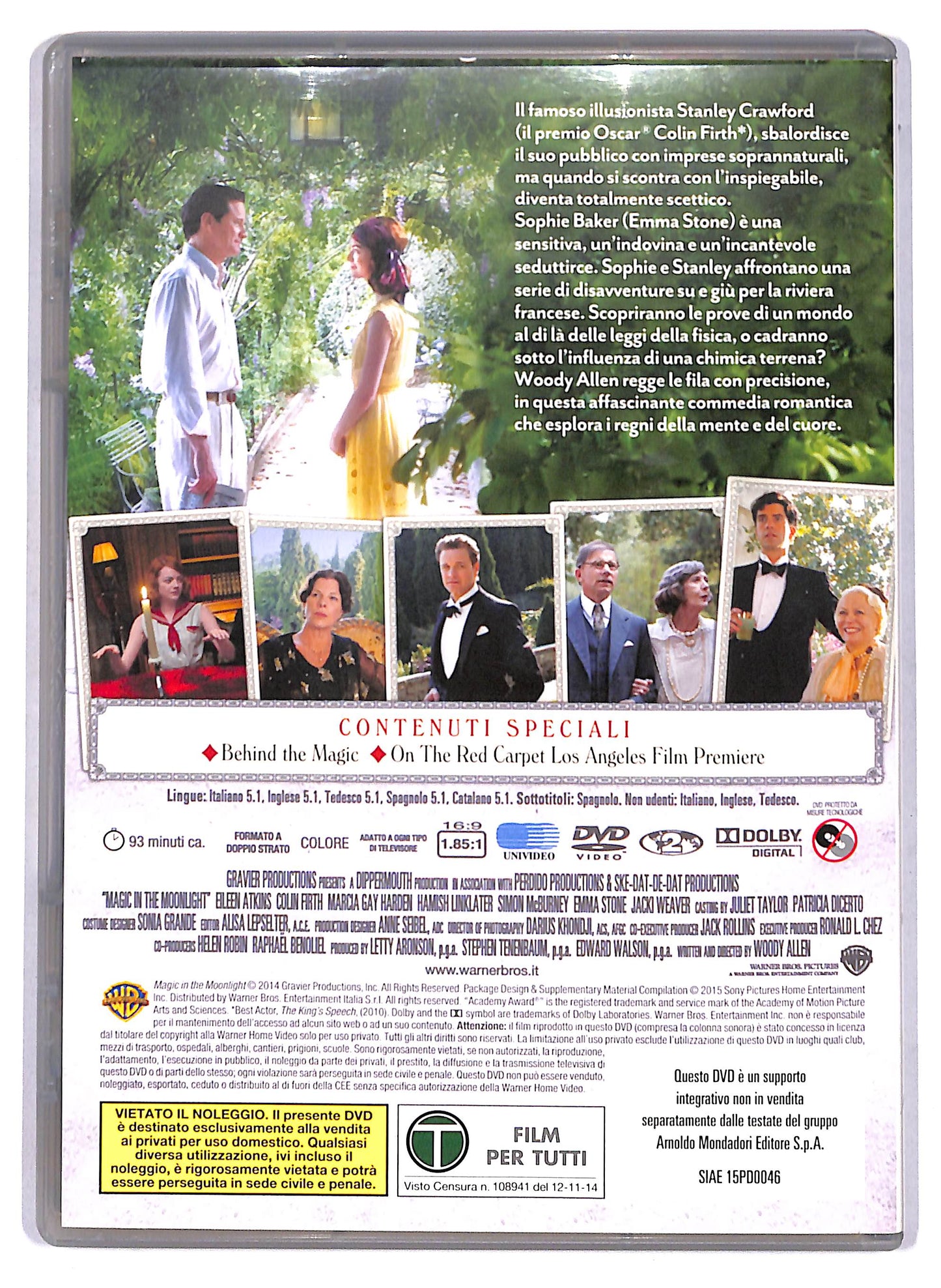 EBOND Magic in the Moonlight EDITORIALE DVD D808506
